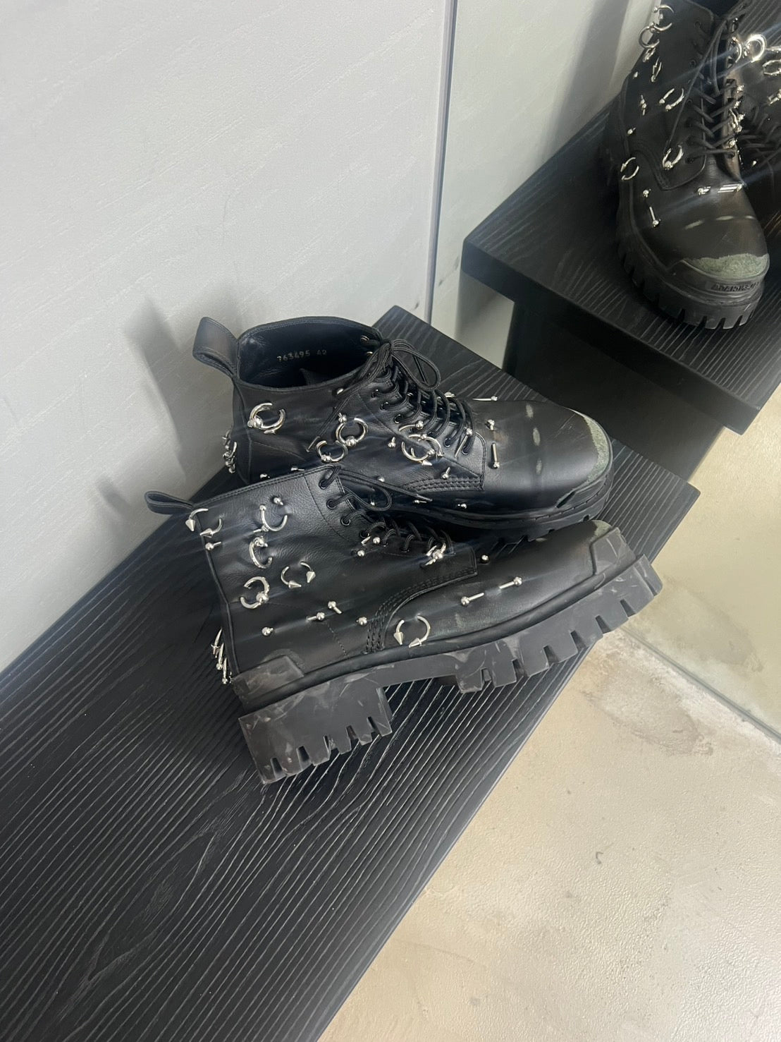 Balenciaga Pierced Strike Boots