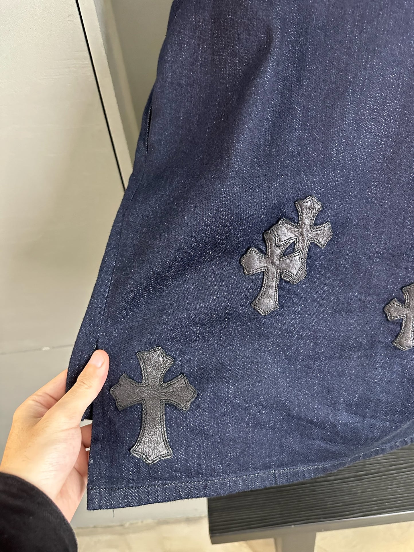 Chrome Hearts Patchworks Long Sleeve Shirt