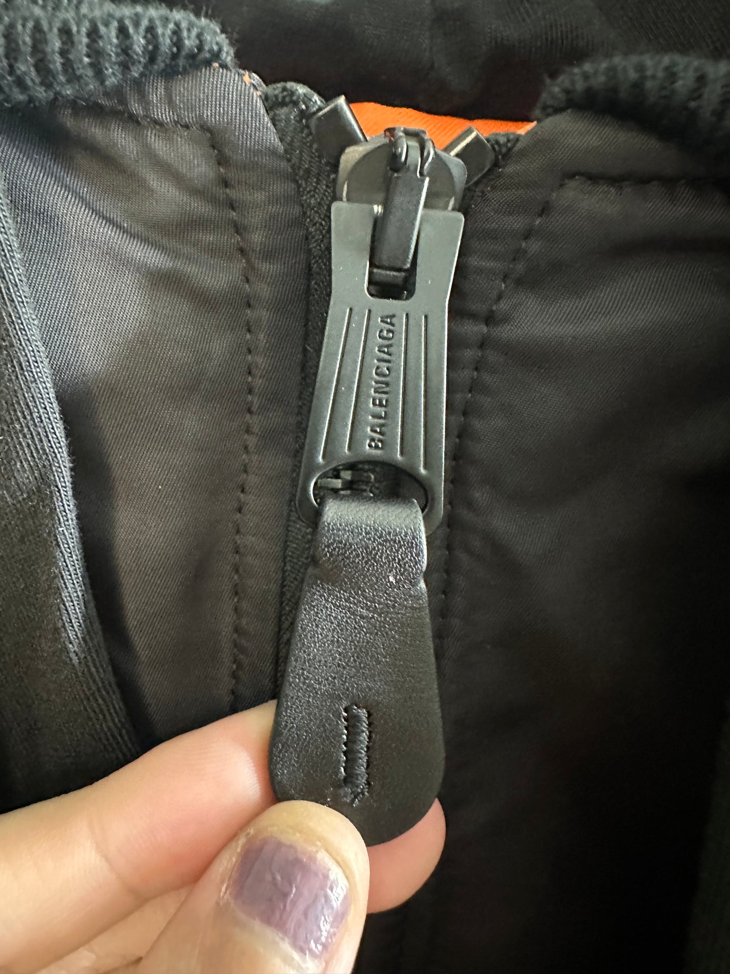 Balenciaga Incognito Hooded Bomber Jacket