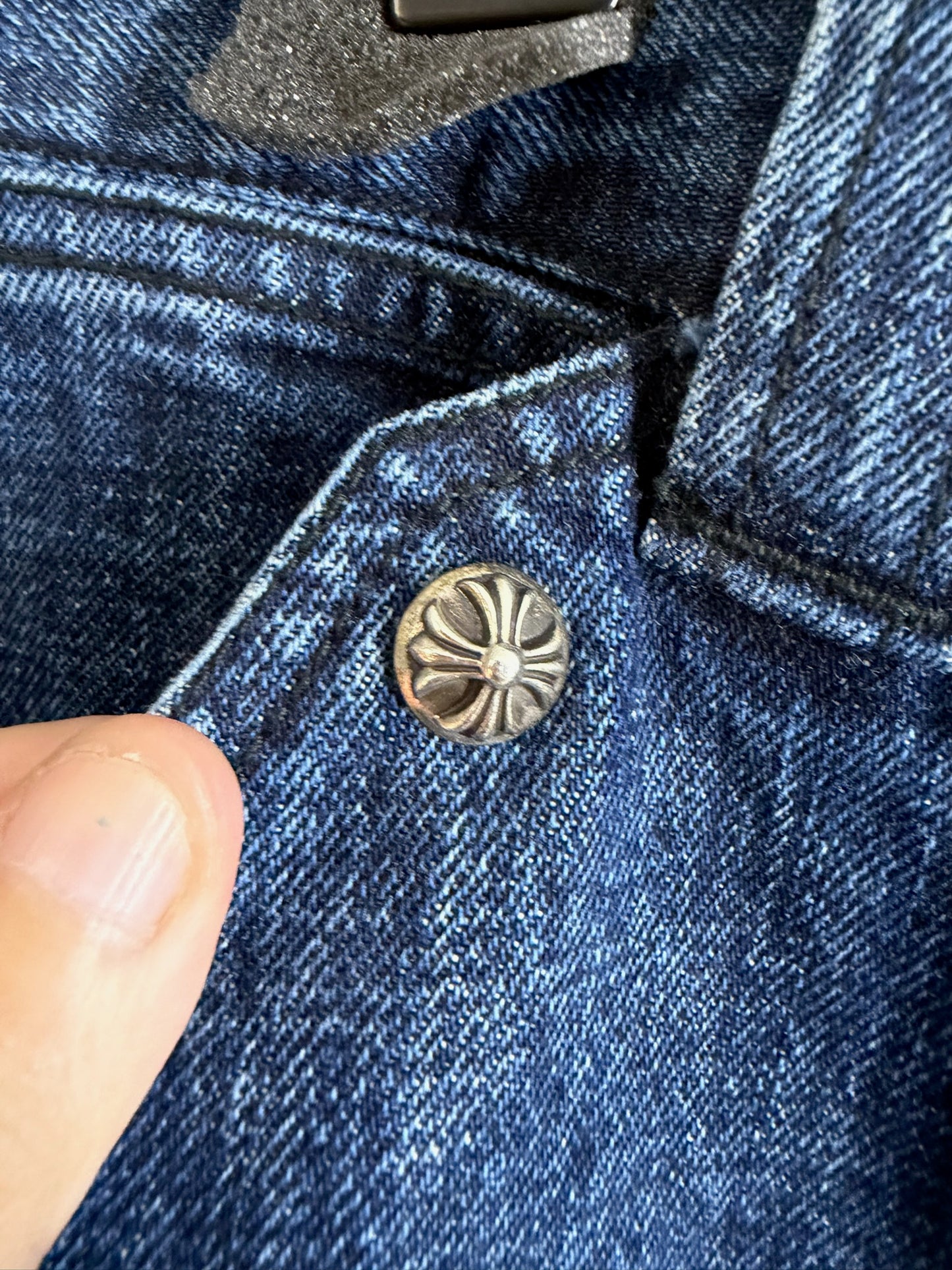 Chrome Hearts Double Knee  Carpenter Denim Shorts