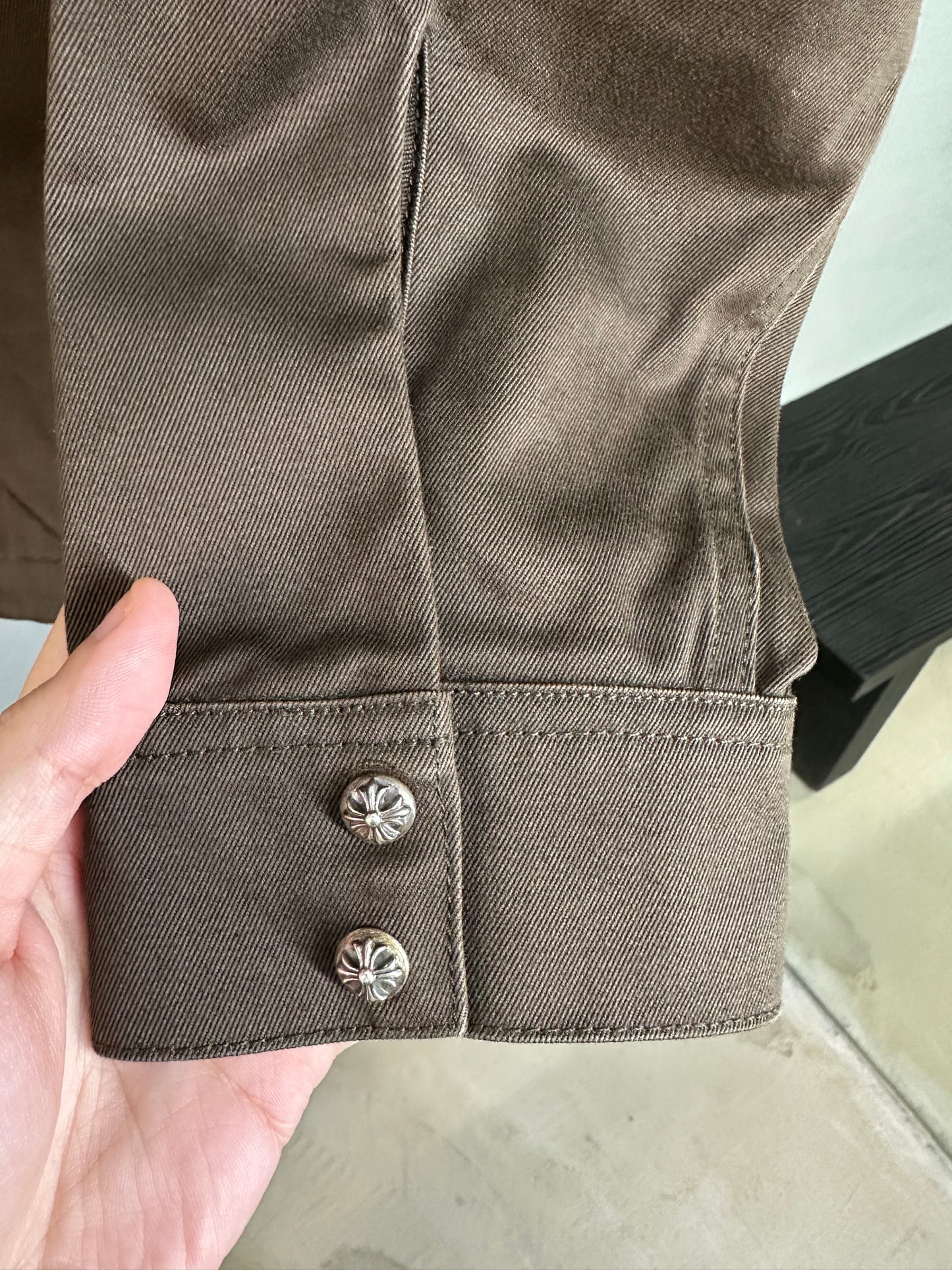 Chrome Hearts Camouflage & Orange Patch Work Dog Jacket