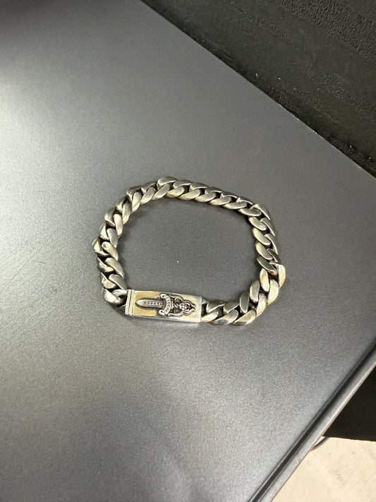 Chrome Hearts Cuban Link Dagger ID Bracelet