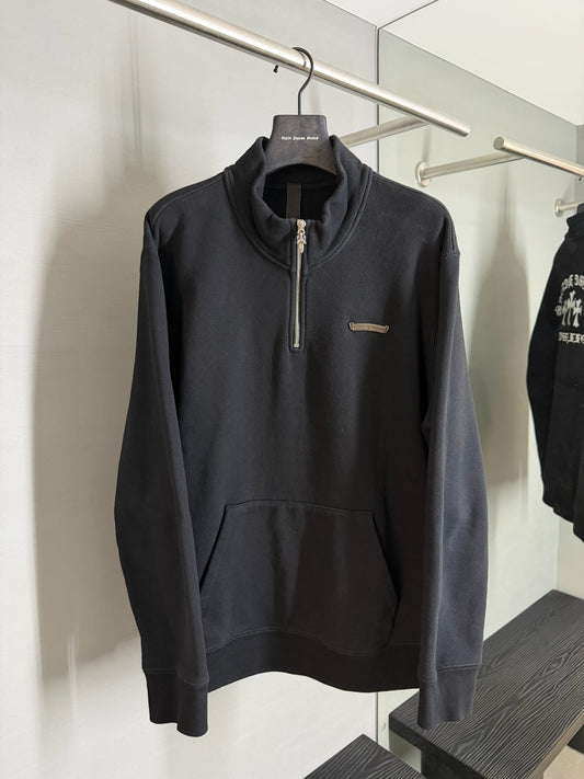 Chrome Hearts Embroidered Quarter Zip Sweatshirt