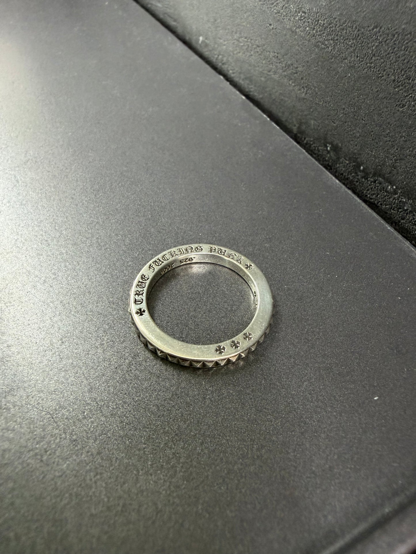 Chrome Hearts 3mm TFB Big Punk Ring