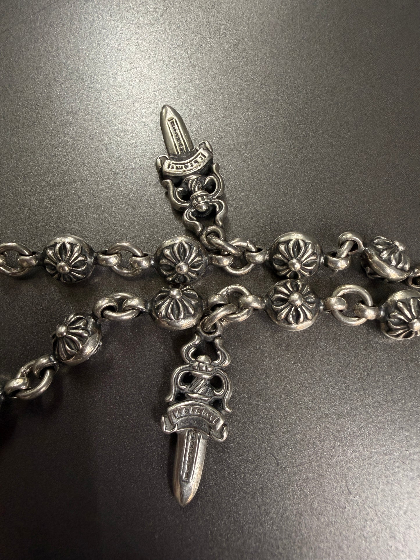 Chrome Hearts Dagger Plus Ball Wallet Chain
