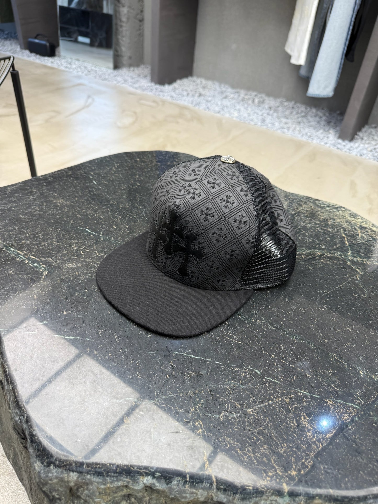 Chrome Hearts Triple Cross Trucker Hat