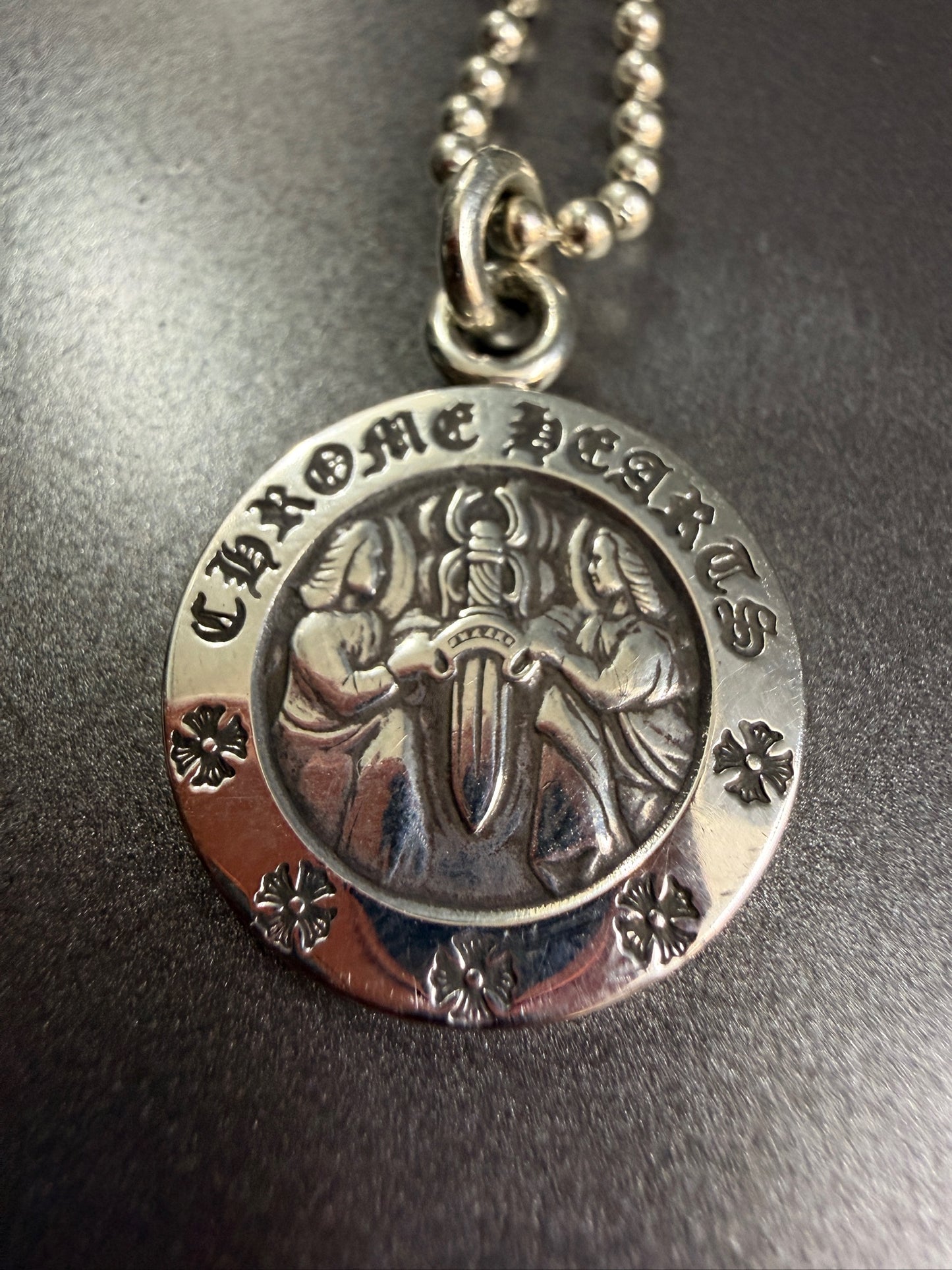 Chrome Hearts Angel Medal Necklace
