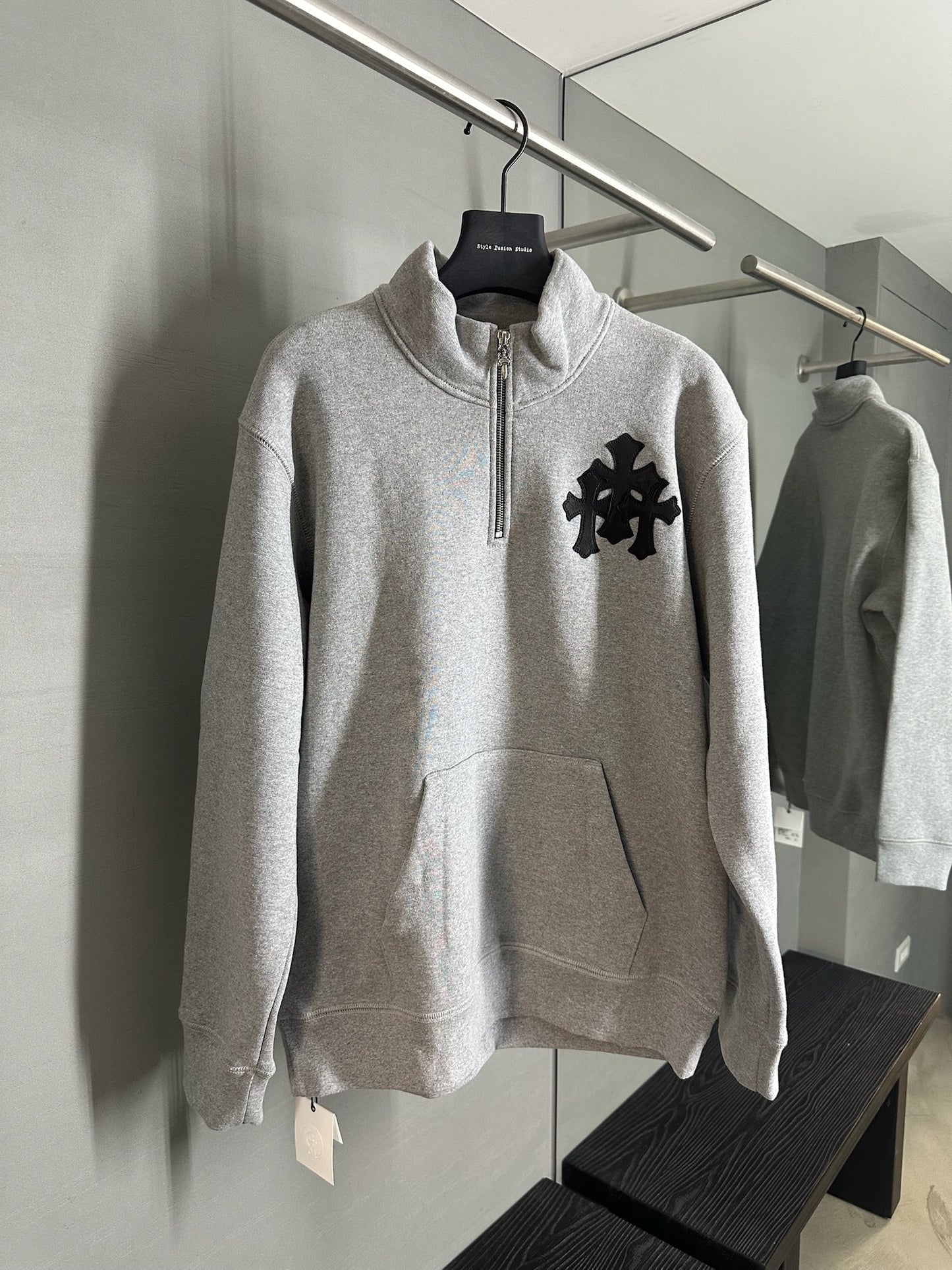 Chrome Hearts Paper Jam Quarter Zip Sweatshirt