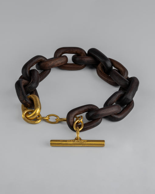 Parts of Four Toggle Chain Bracelet (Extra Small Links, TU+AG)