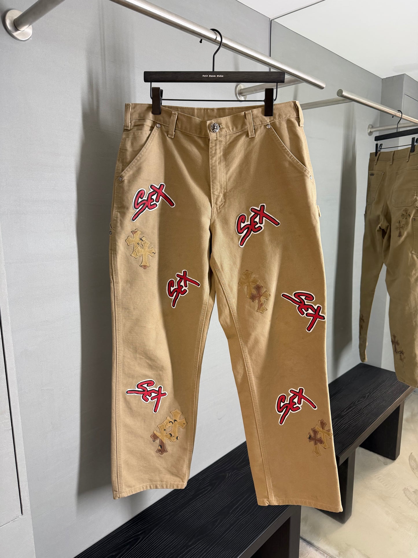 Chrome Hearts Matty Boy Sex Record Carhartt Carpenter Pants
