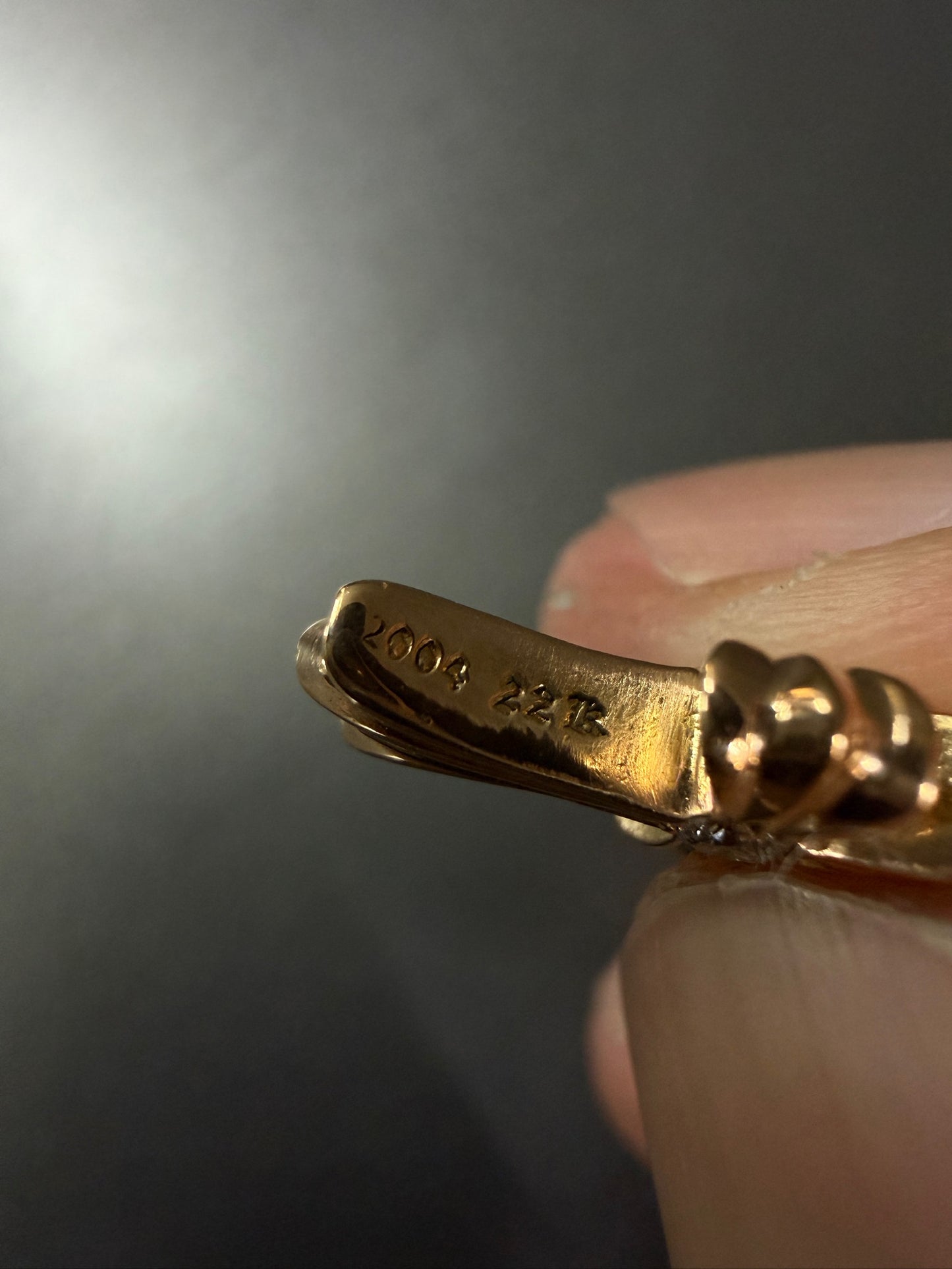 Chrome Hearts 22k Babyfat BBF Pendant with Diamond