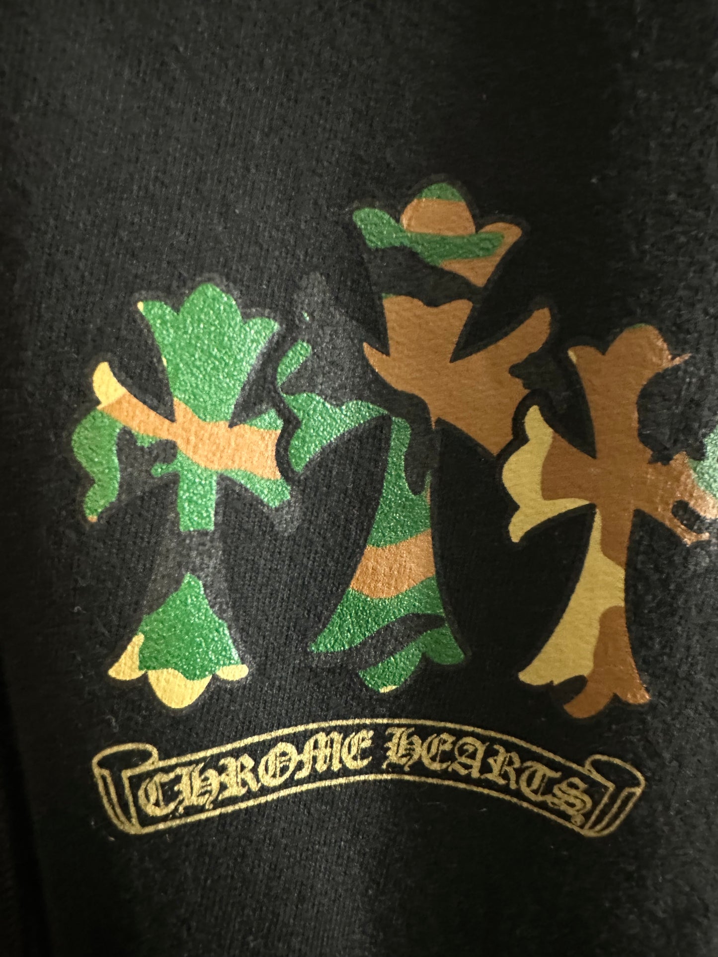 Chrome Hearts Camo Triple Cross Horseshoe Zip-up