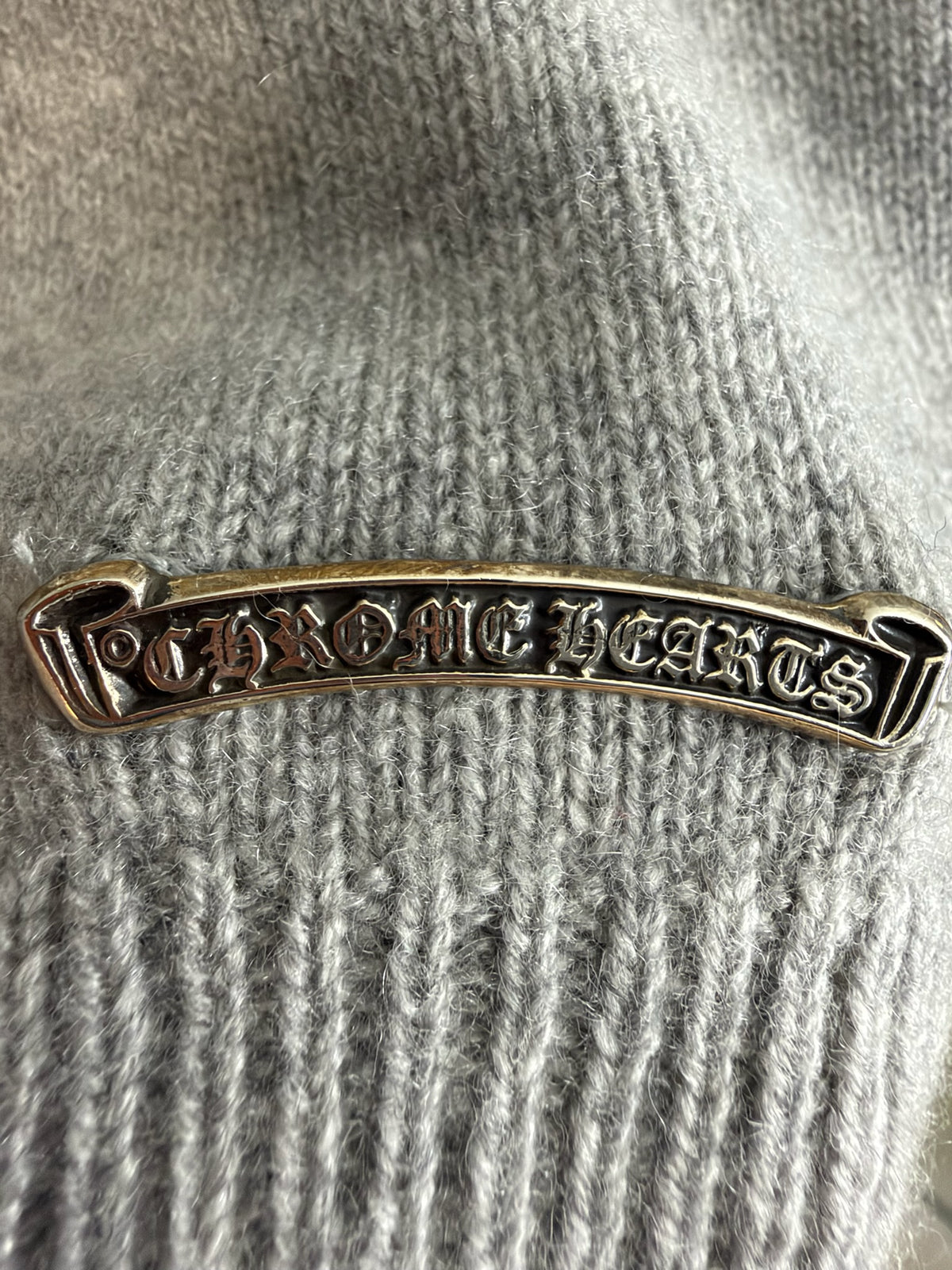 Chrome Hearts Cross Patch Cashmere Cardigan
