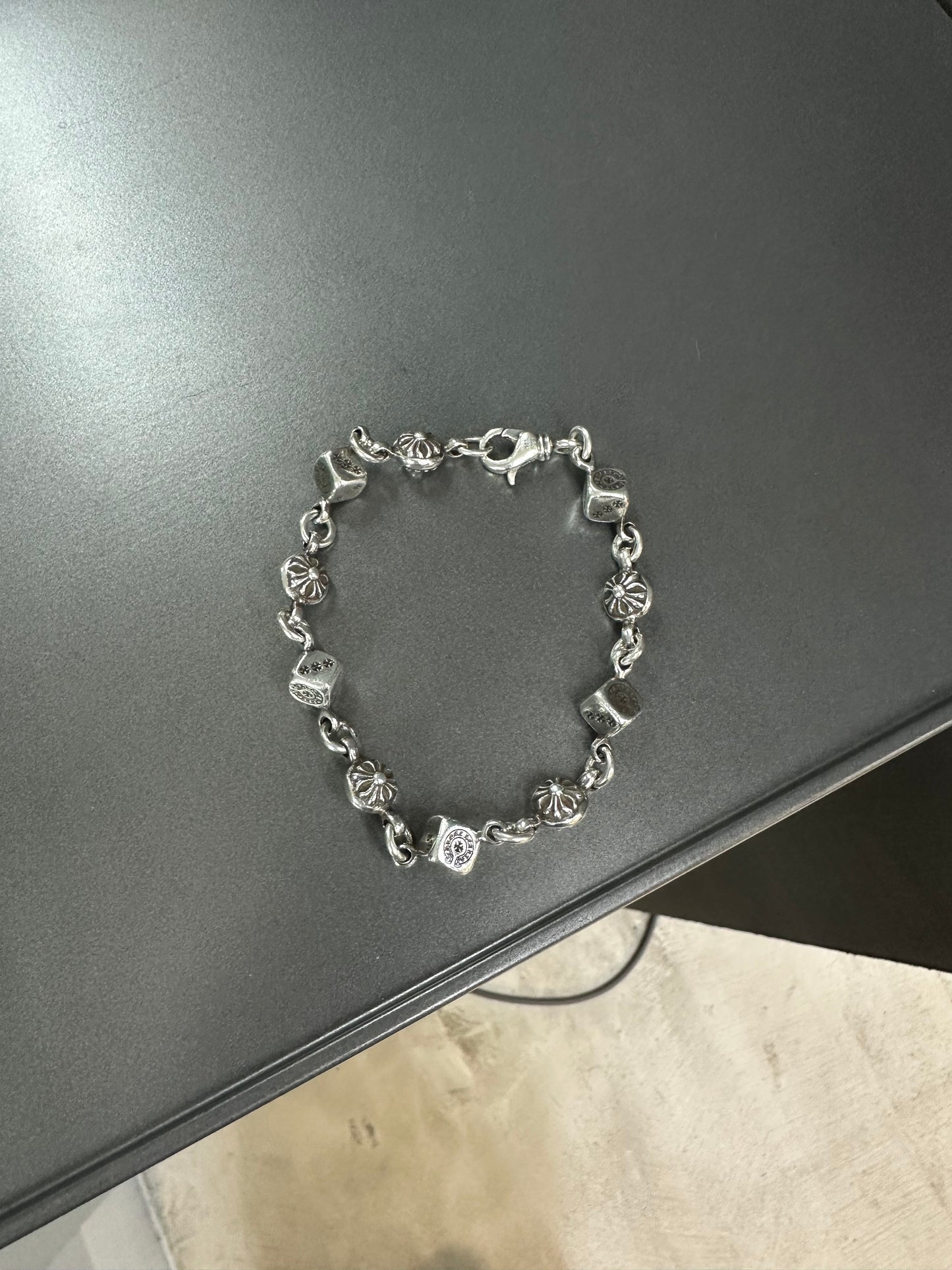 Chrome Hearts Dice Bracelet 10 Link