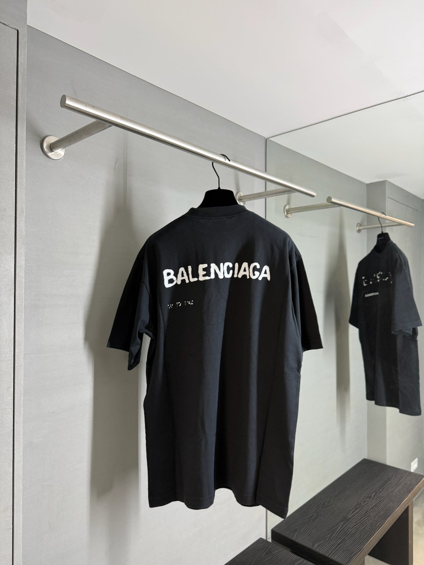 Balenciaga Splash-ink logo T-Shirt