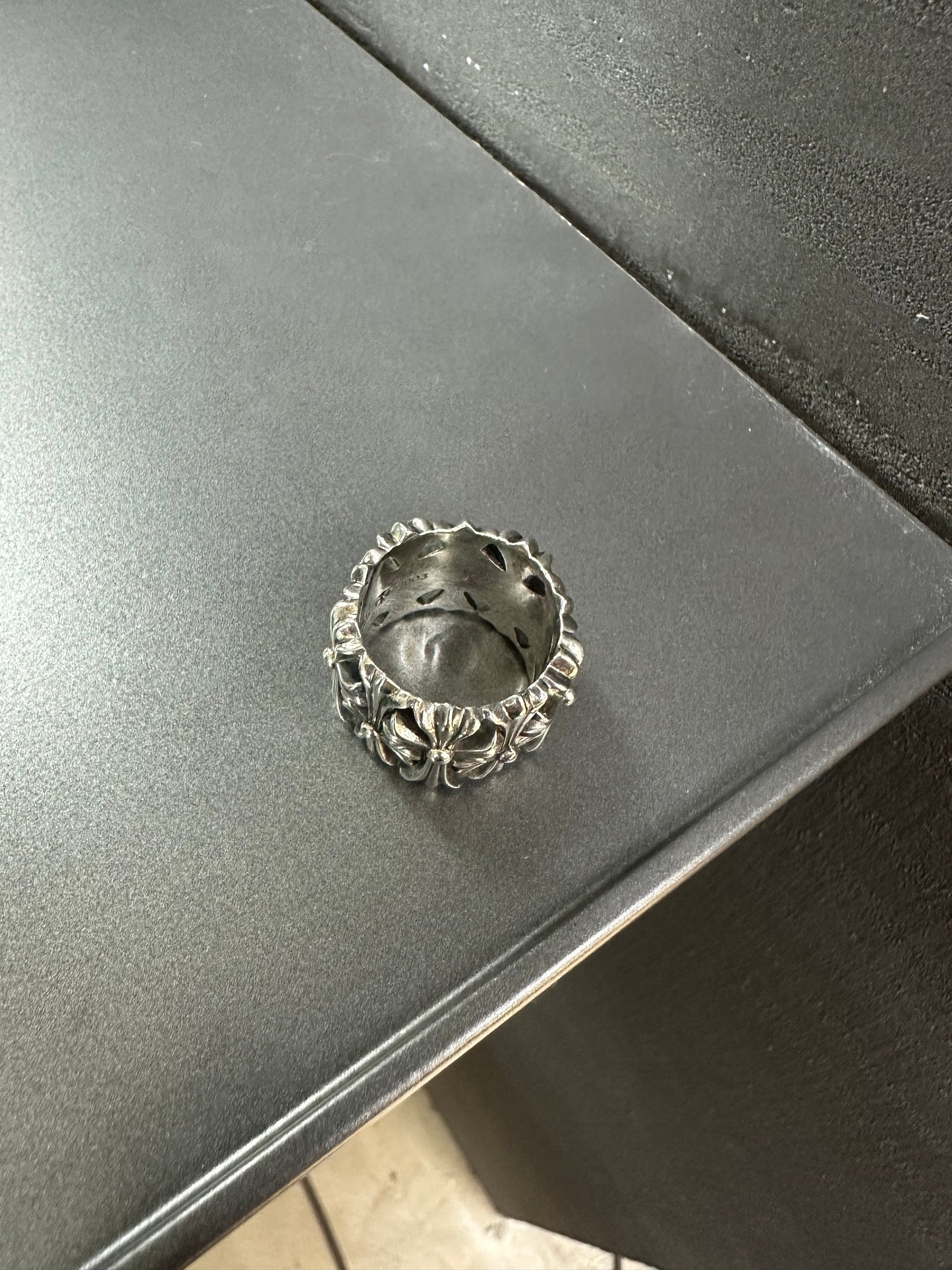 Chrome Hearts Cemetery Cross Ring