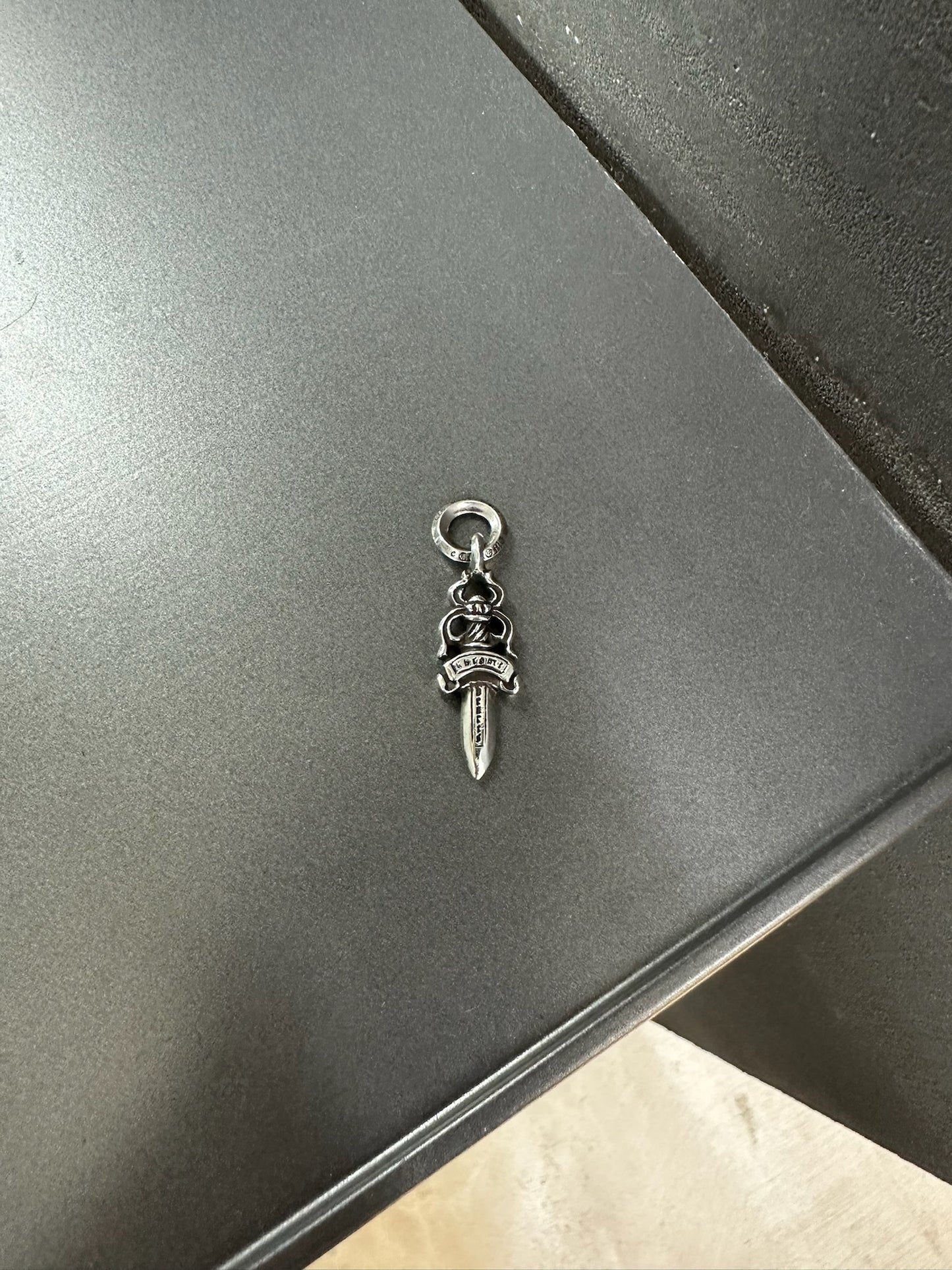 Chrome Hearts Dagger Pendant with Diamonds