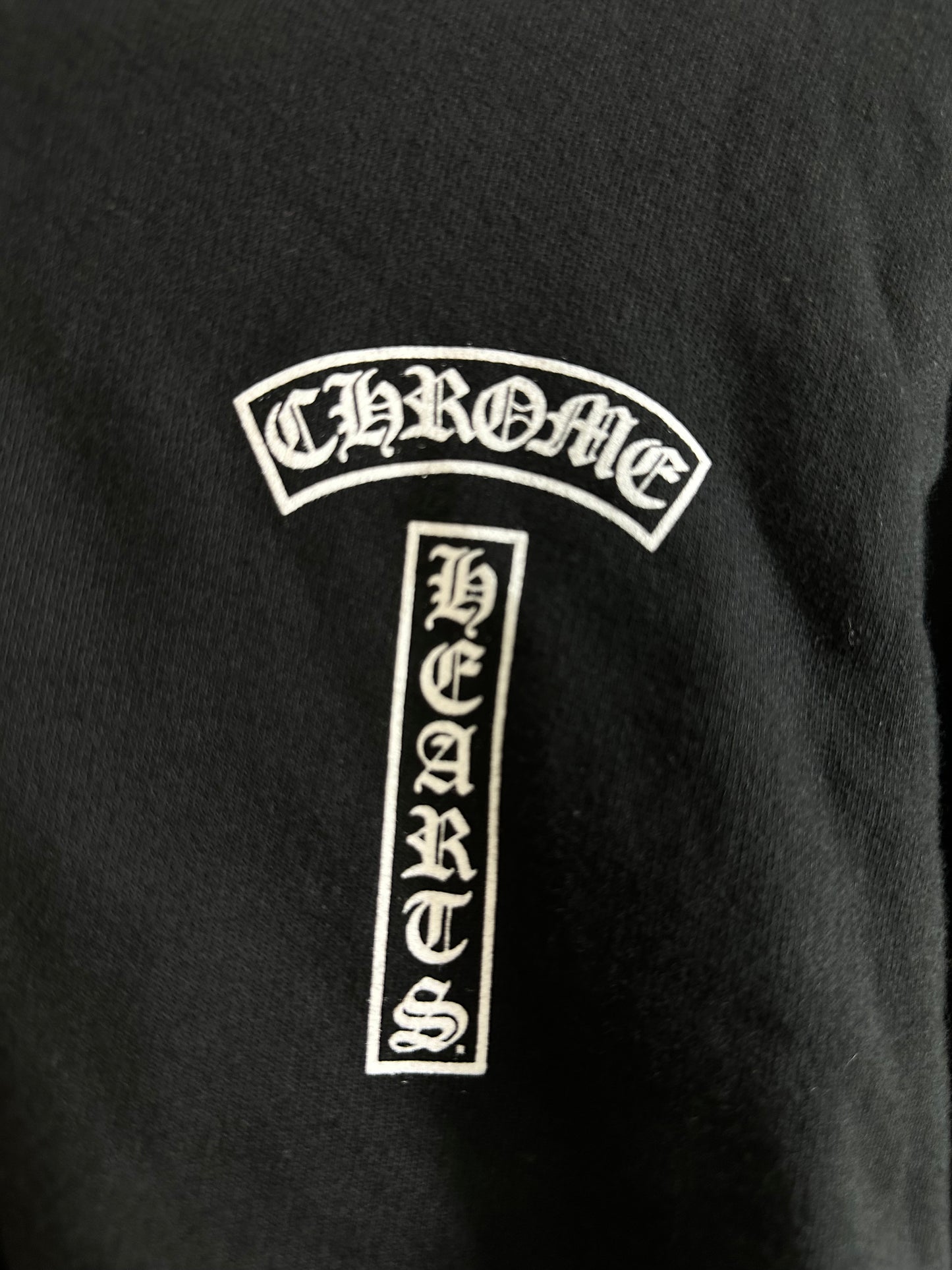 Chrome Hearts T-bar Logo Waffle Zip-up