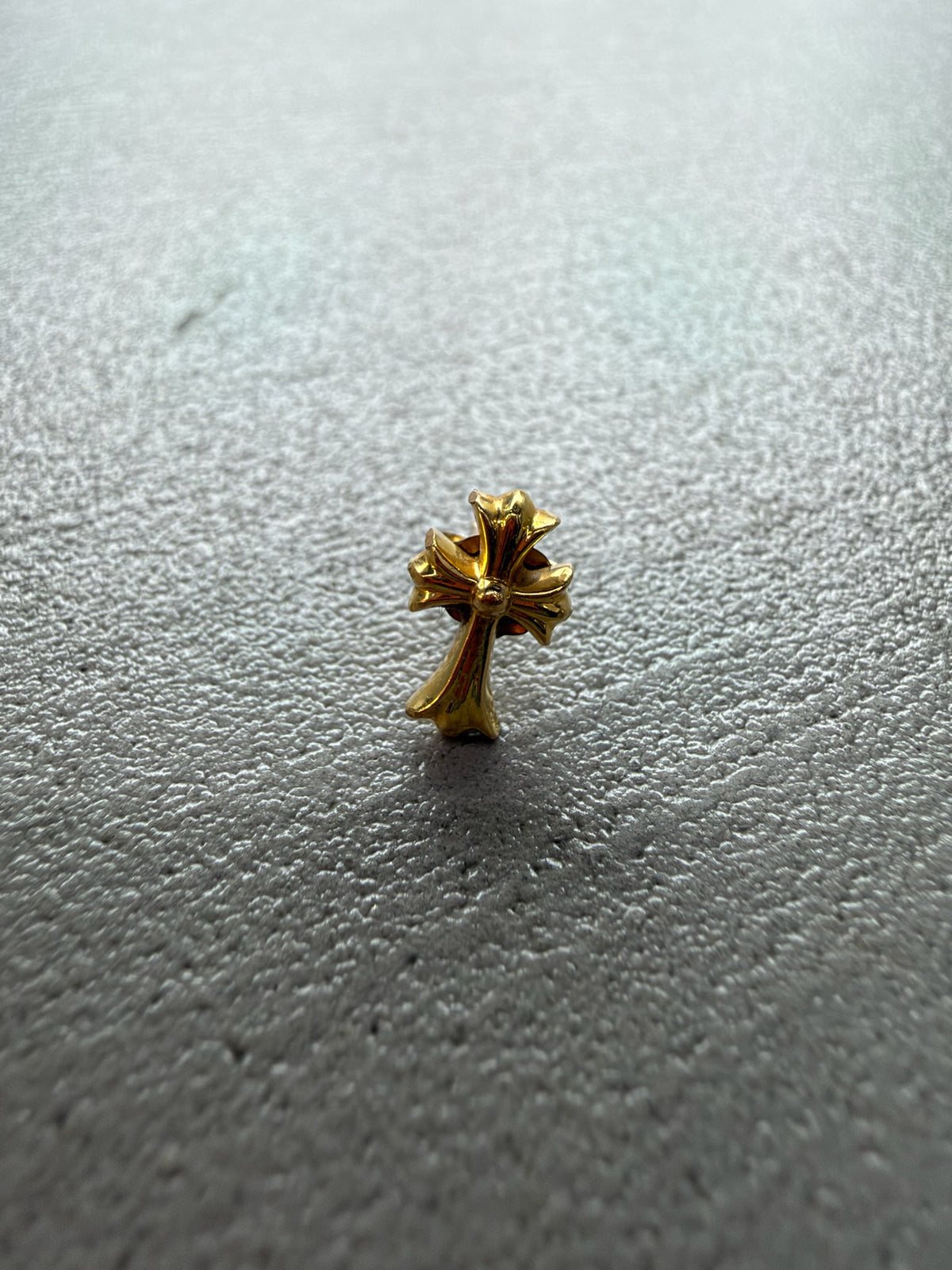 Chrome Hearts 22K Cross Earring