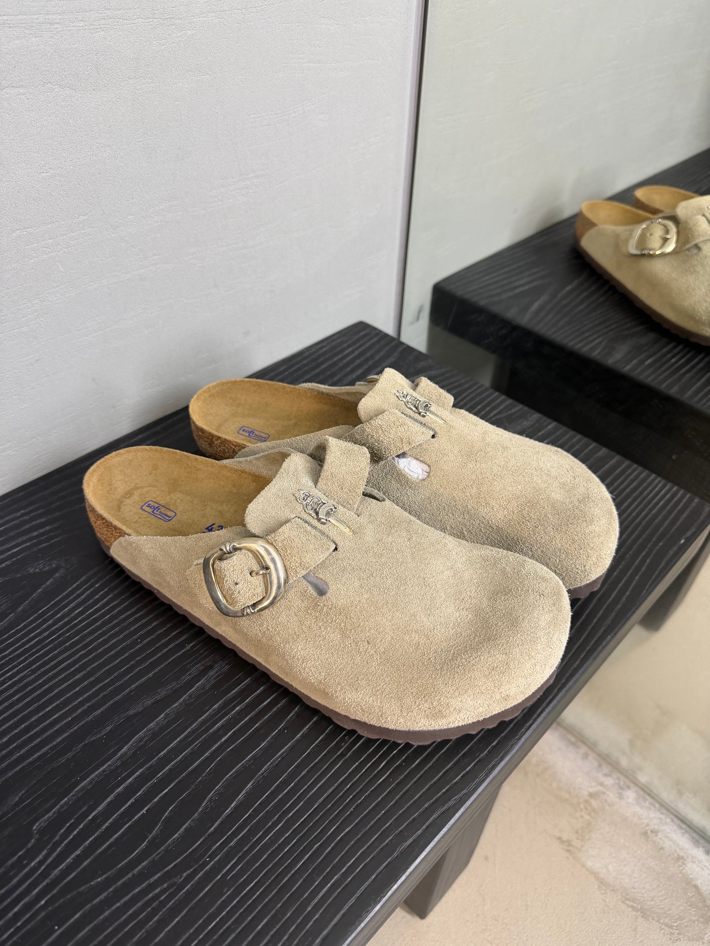 Chrome Hearts Birkenstock Boston Clogs