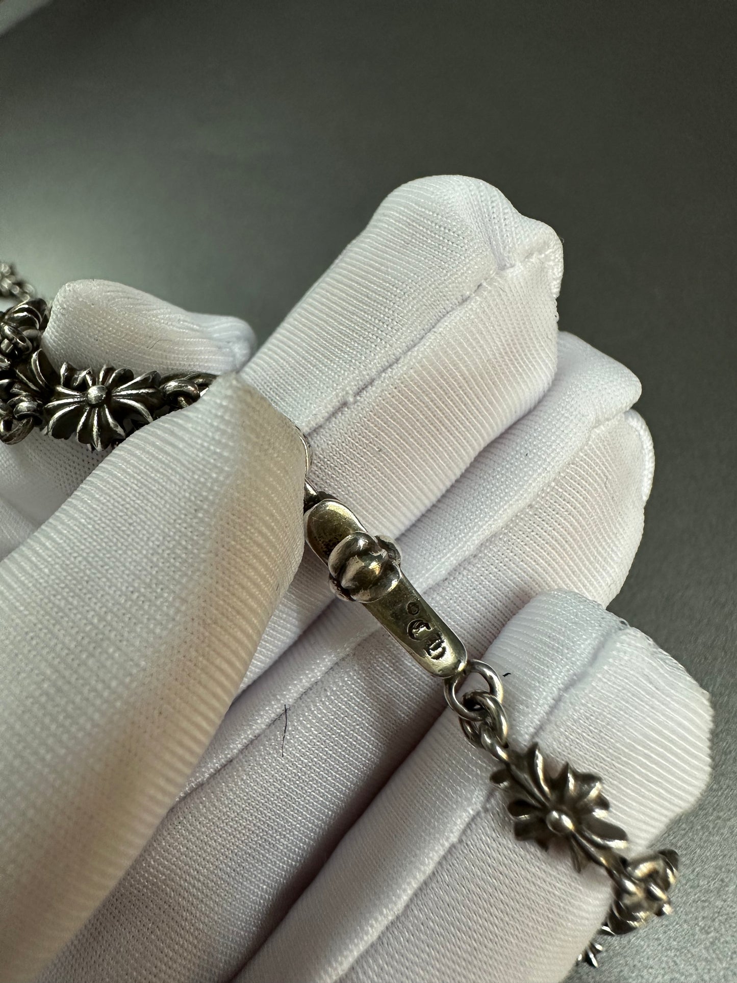 Chrome Hearts Tiny E Choke Chain Necklace