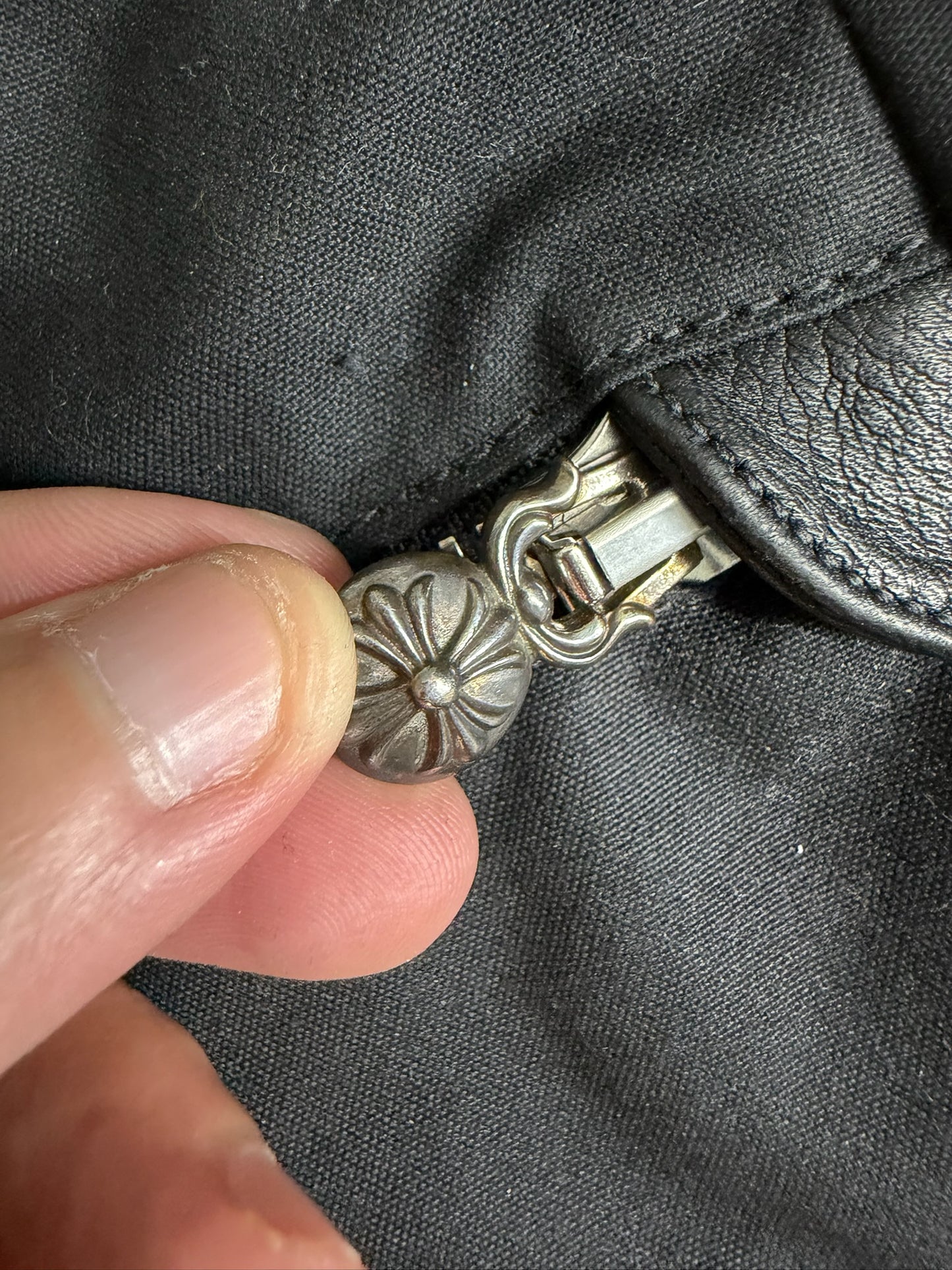 Chrome Hearts Cemetery Gunslinger Cross Patch Moto Backpack