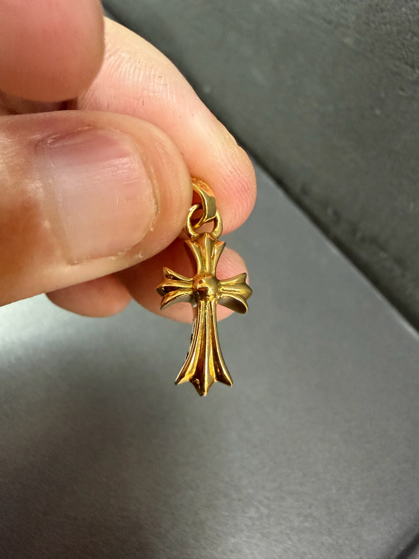 Chrome Hearts 22K Emerald Babyfat BBF pendant