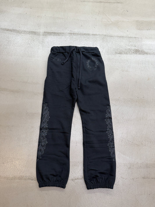 Chrome Hearts Black Floral Sweatpants