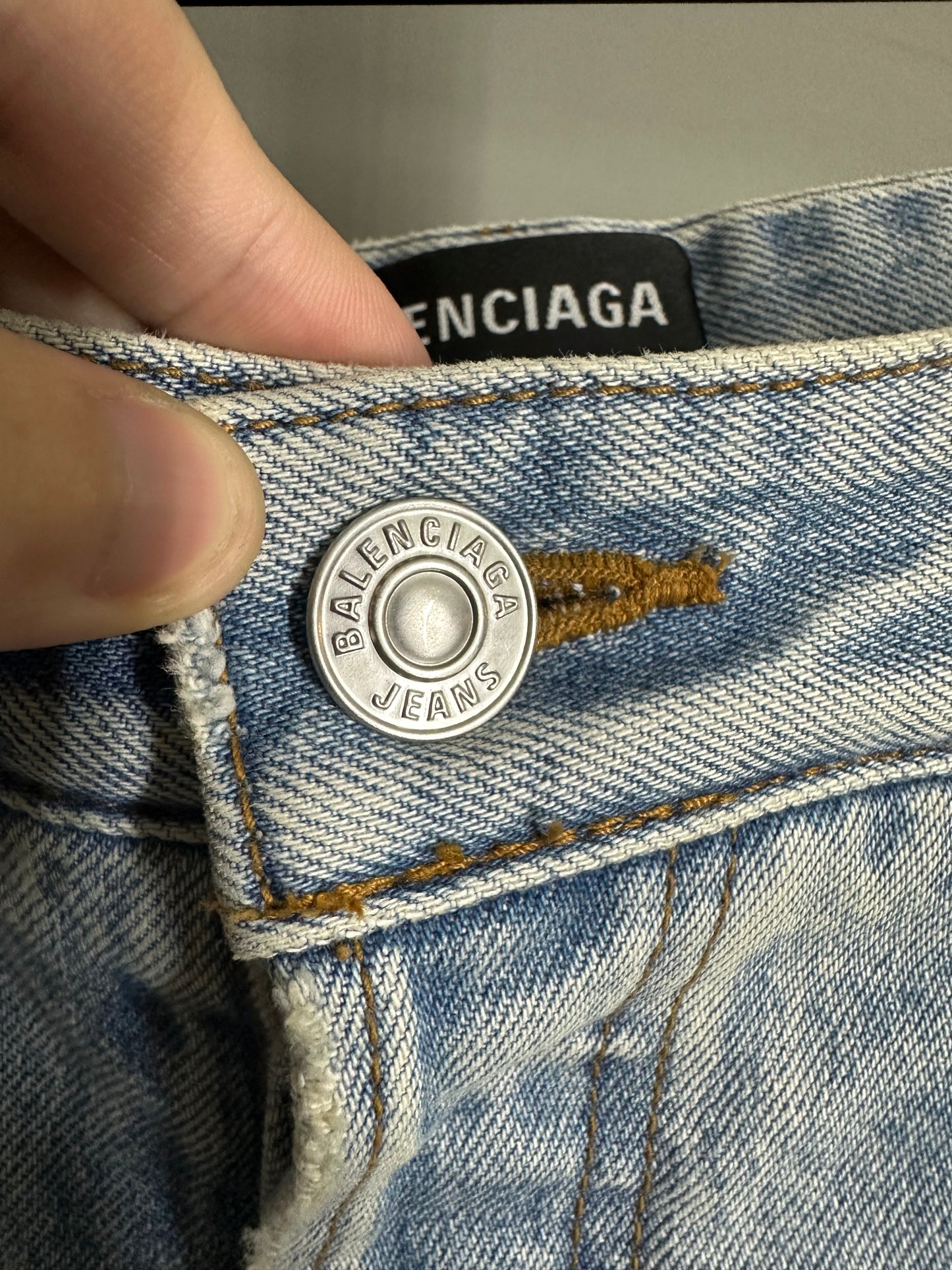 Balenciaga Slashed Hybrid Jeans