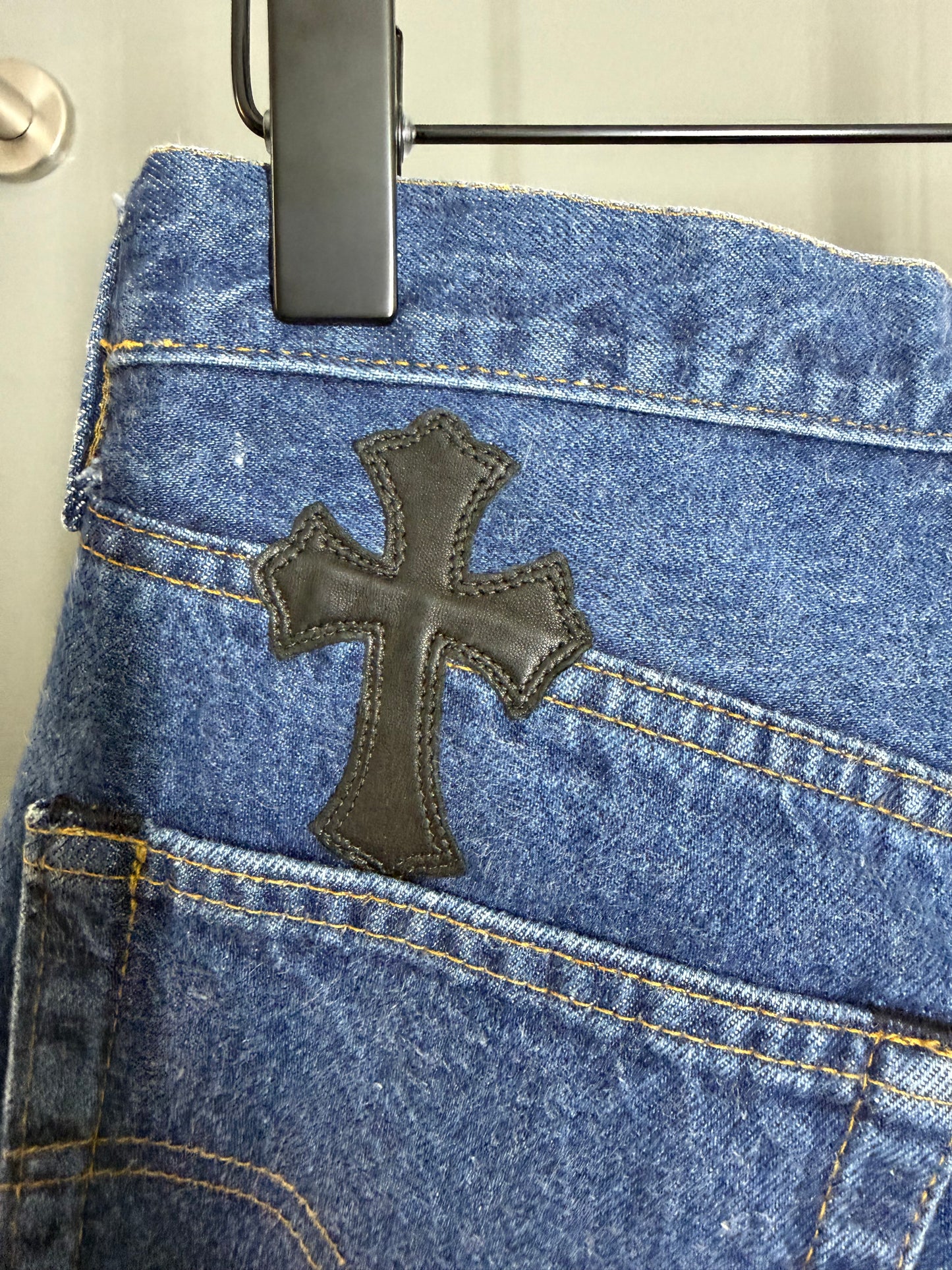 Chrome Hearts Levi’s Leather Patch 501 Jeans