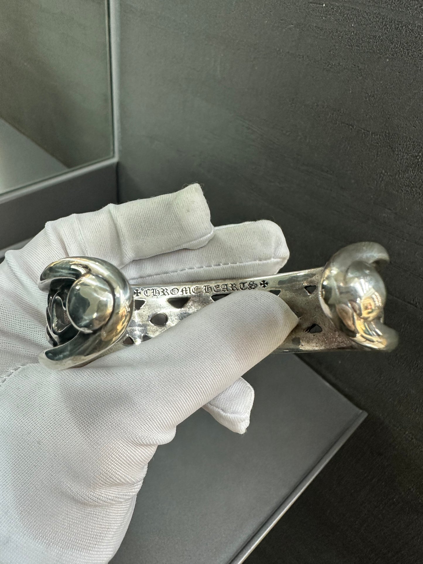 Chrome Hearts Narrow Scroll Bracelet