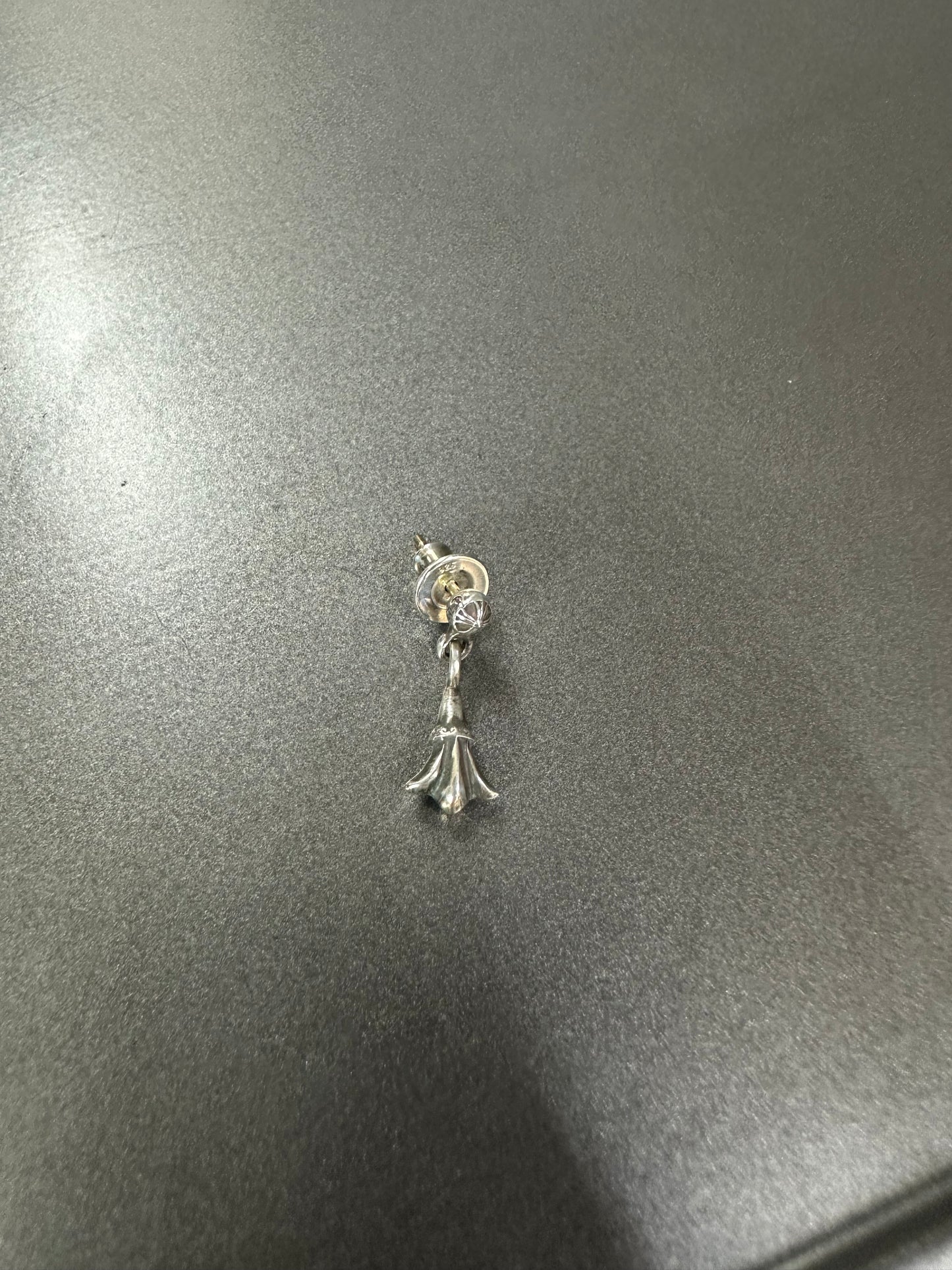 Chrome Hearts Cross Ball Tail Tiny Drop Earring