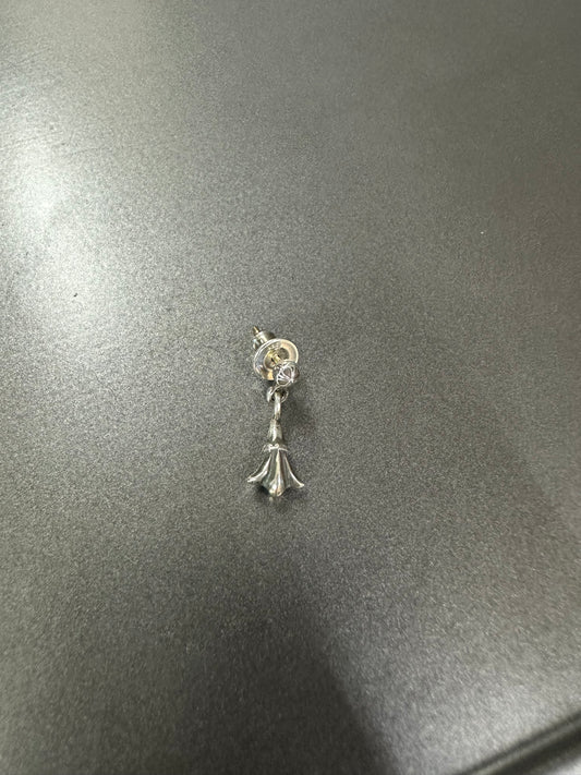 Chrome Hearts Cross Ball Tail Tiny Drop Earring