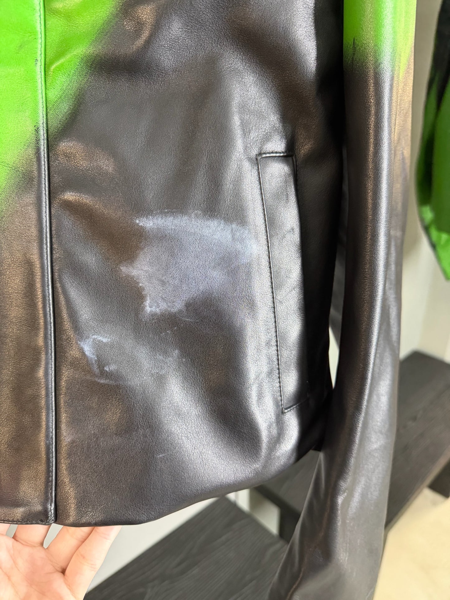 Anonymous Club Chihuahua Leather Track Jacket