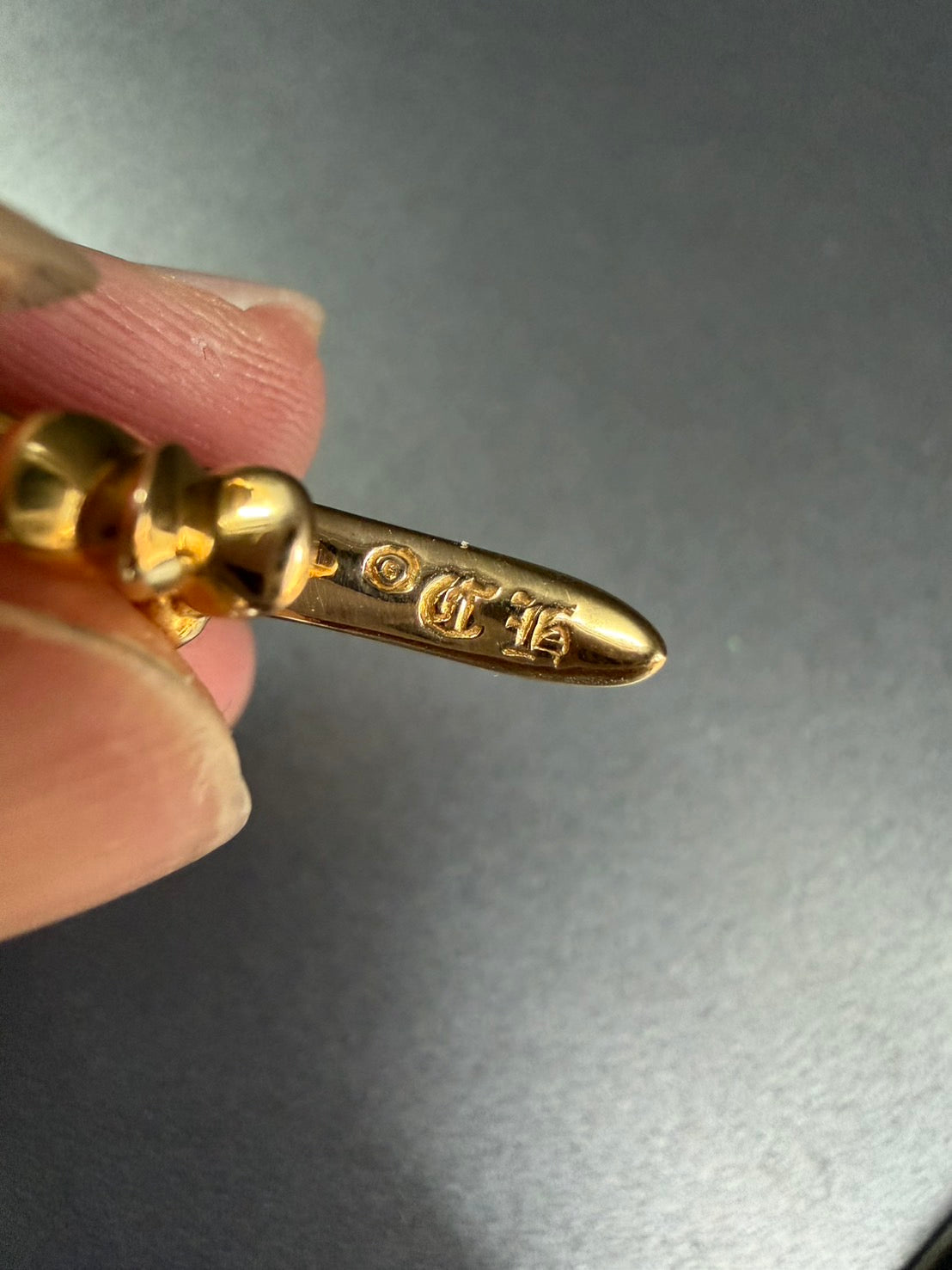 Chrome Hearts 22K Ruby Tiny Pendant