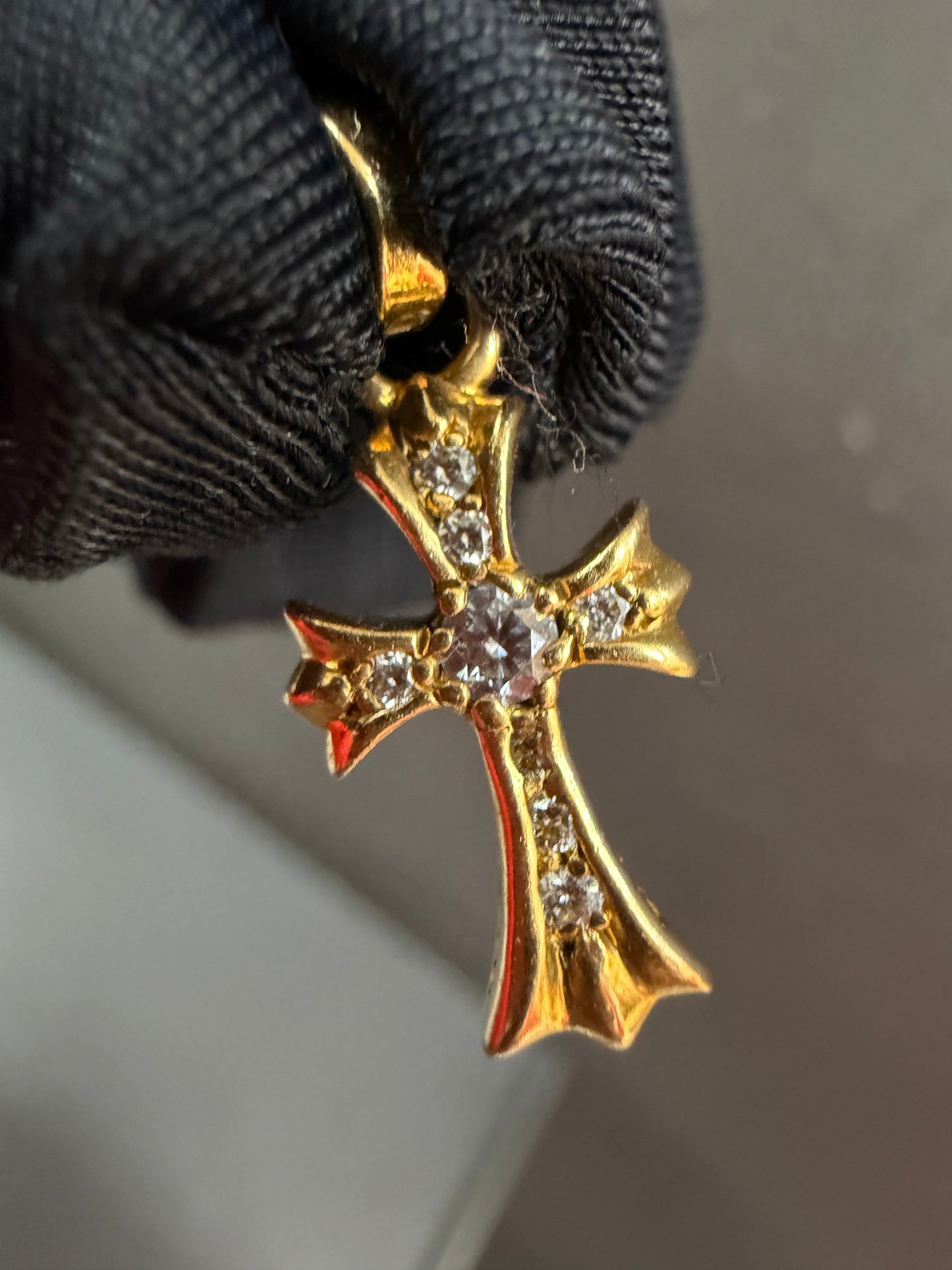 Chrome Hearts 22K Babyfat BBF Pendant with Diamonds