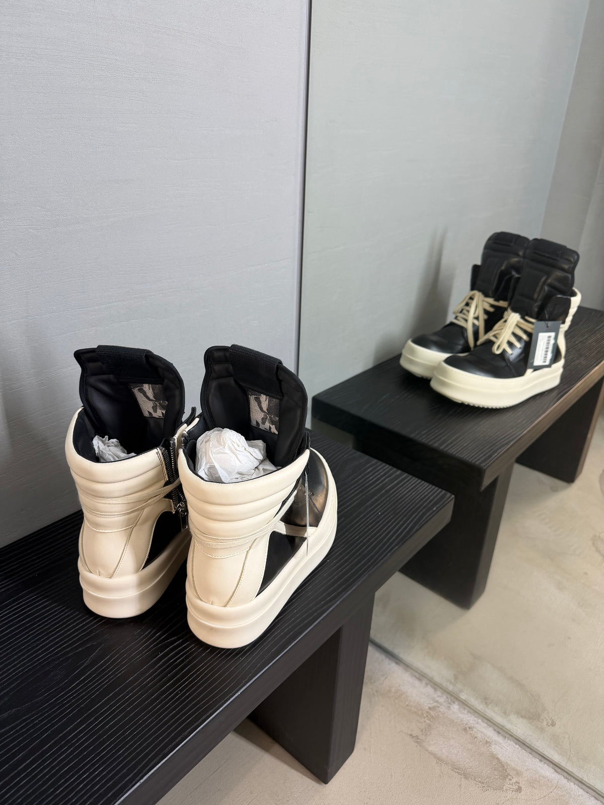Rick Owens Mega Bumper Geobasket Sneakers