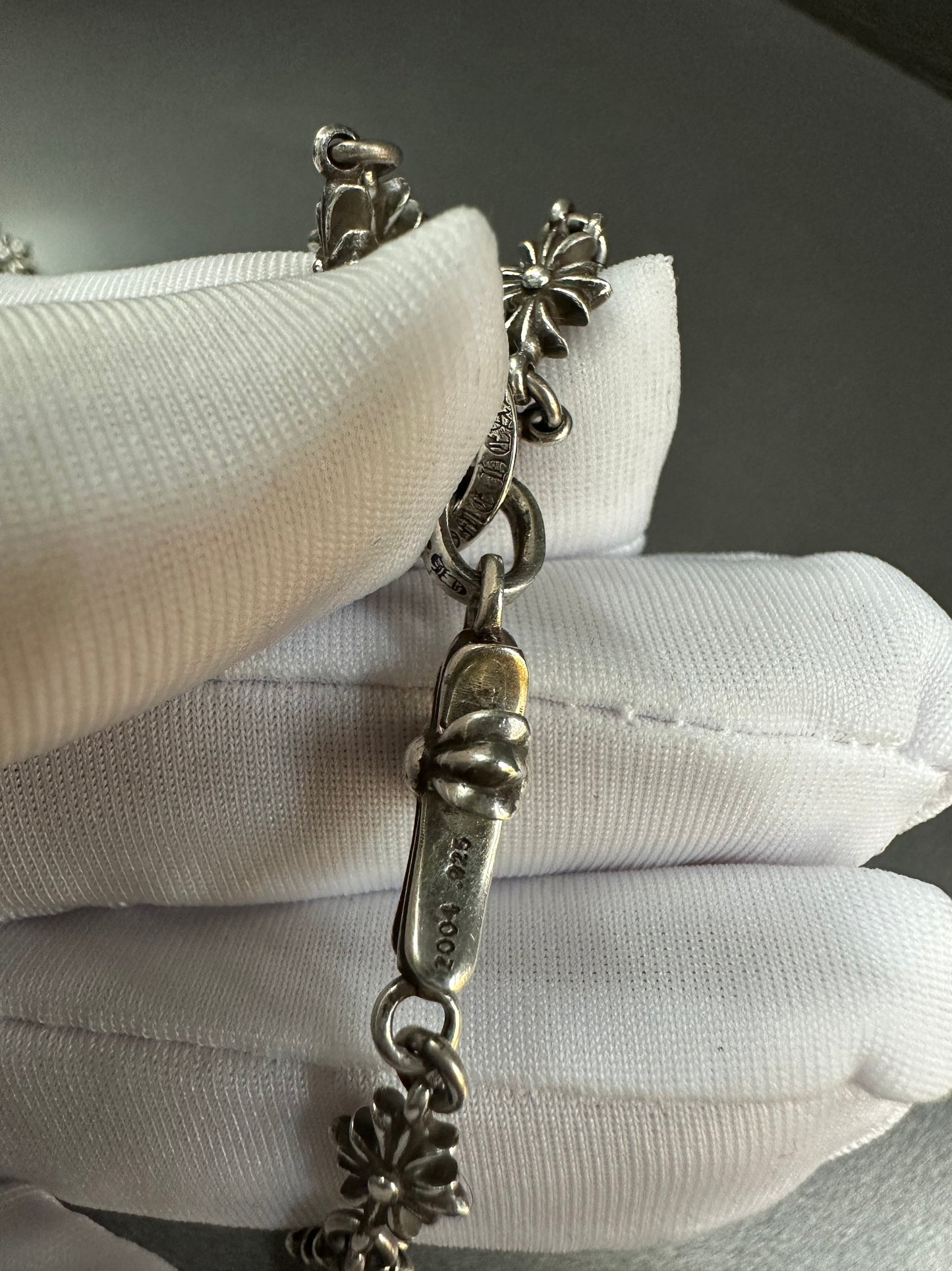 Chrome Hearts Tiny E Choke Chain Necklace