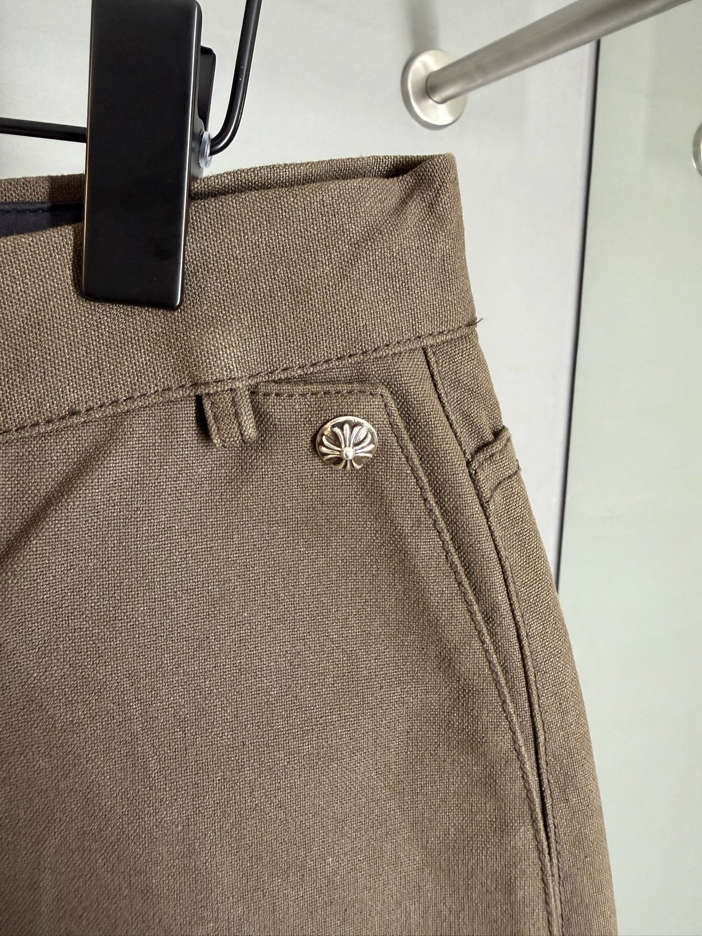 Chrome Hearts Cross Patch Carpenter Pants