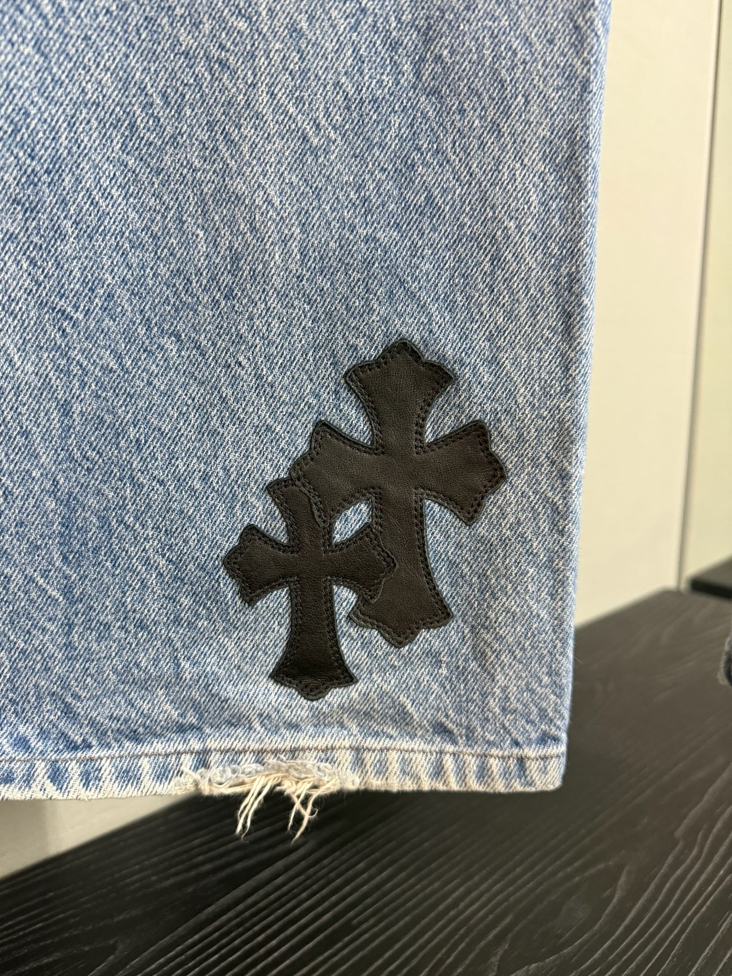 Chrome Hearts Levi’s 517 Cross Patch Jeans