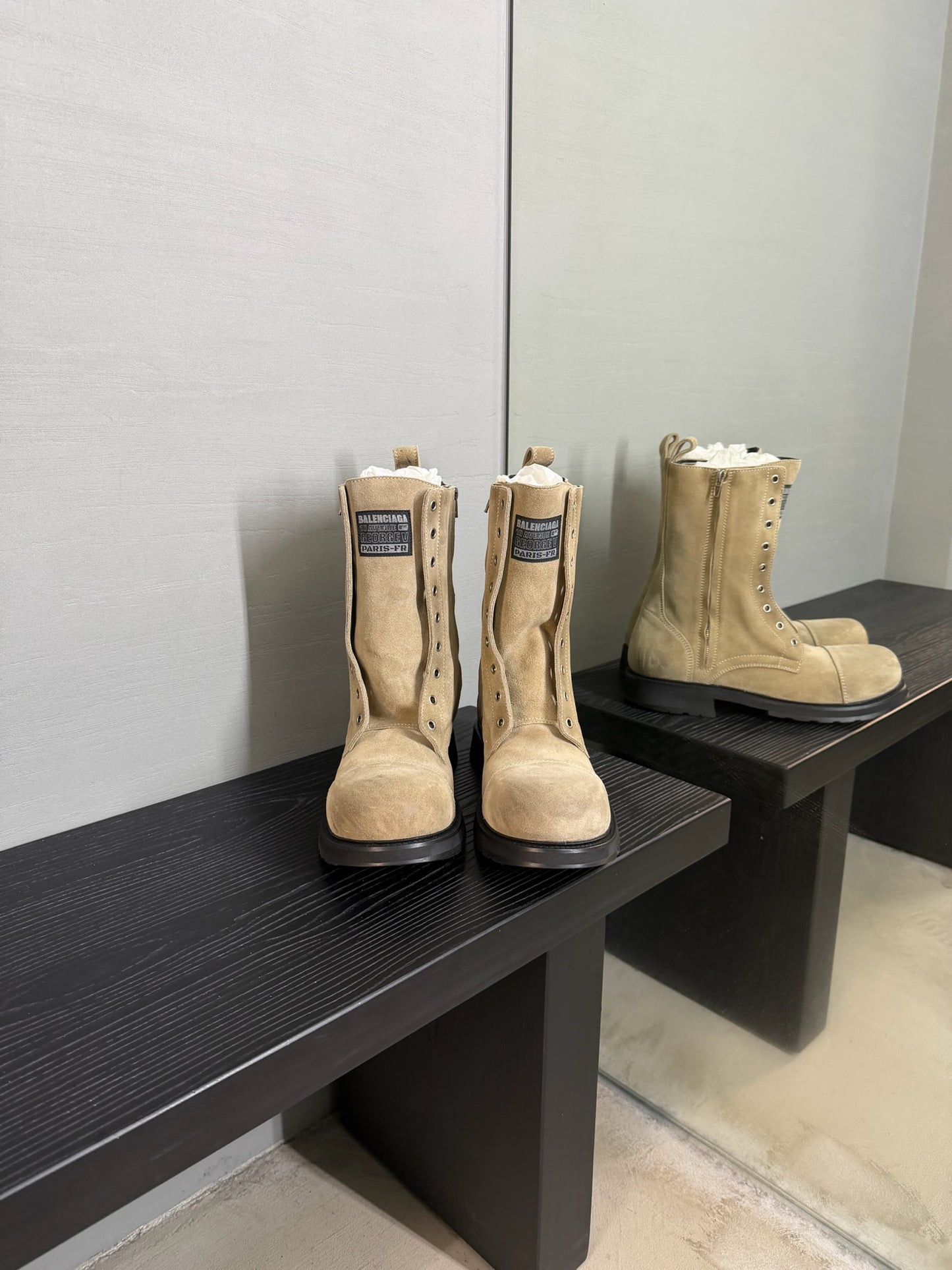 Balenciaga Truck Lace-up Boots
