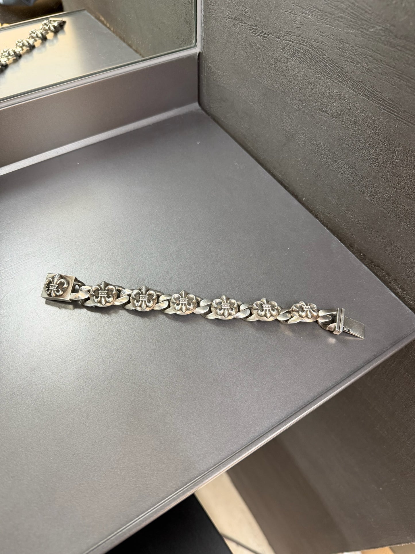 Chrome Hearts BS Fleur 7 Link Bracelet