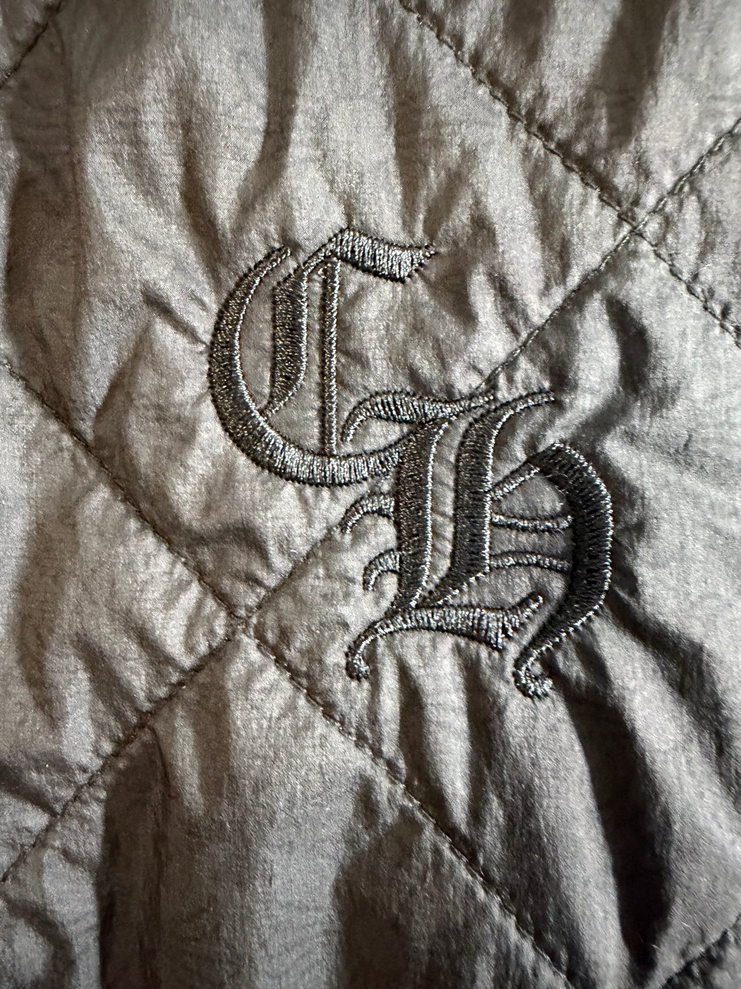Chrome Hearts CH Embroidered Monogram Quilted Shirt Jacket
