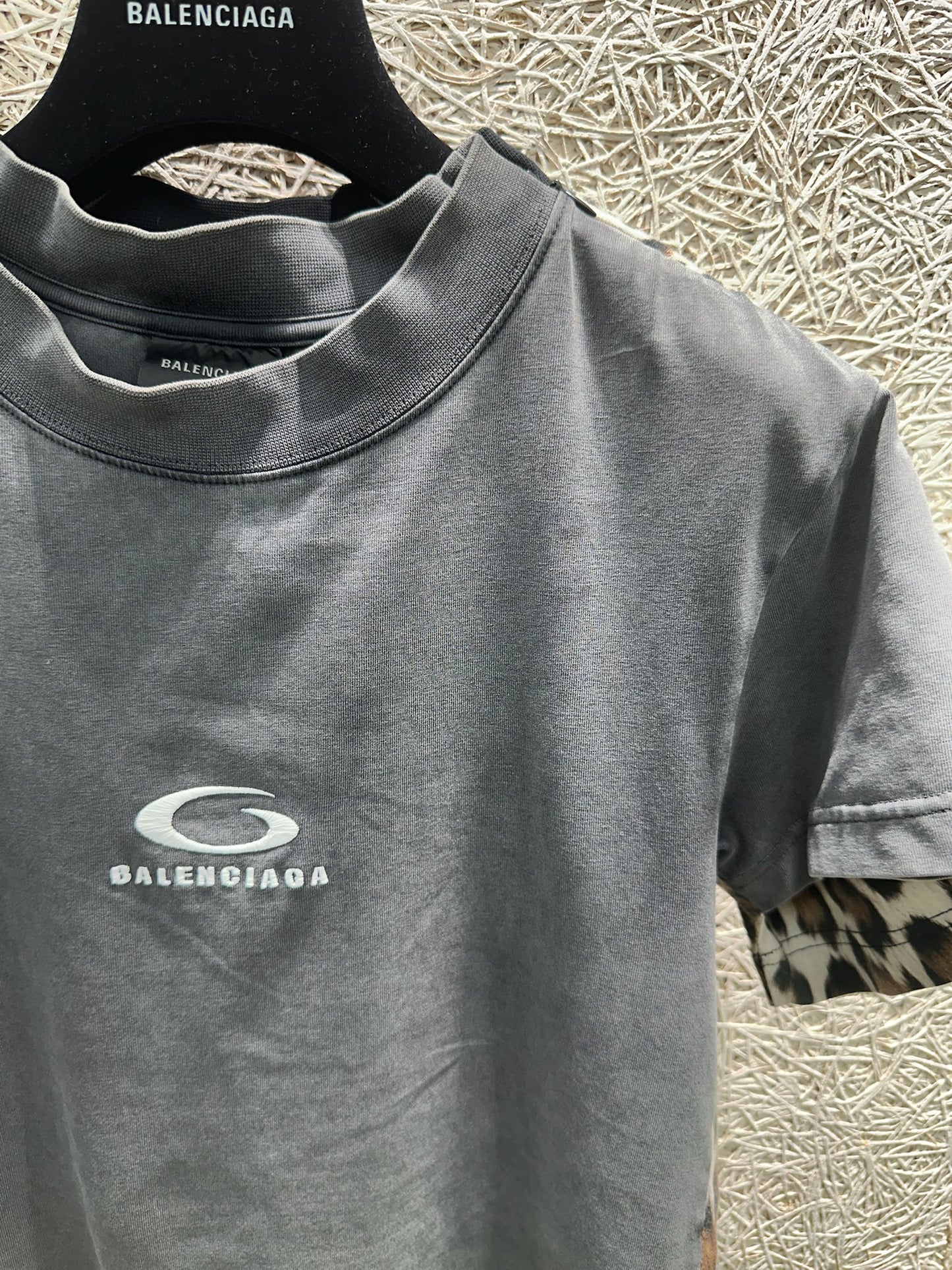 Balenciaga Loop Sports Icon Leopard T-shirt