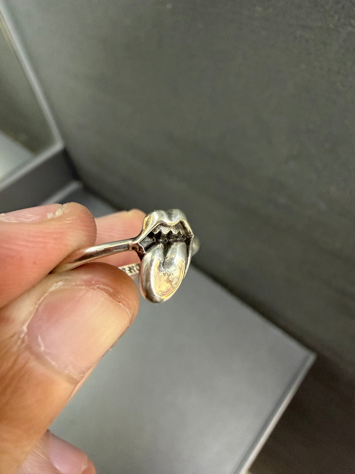 Chrome Hearts Rolling Stone Bubblegum Ring