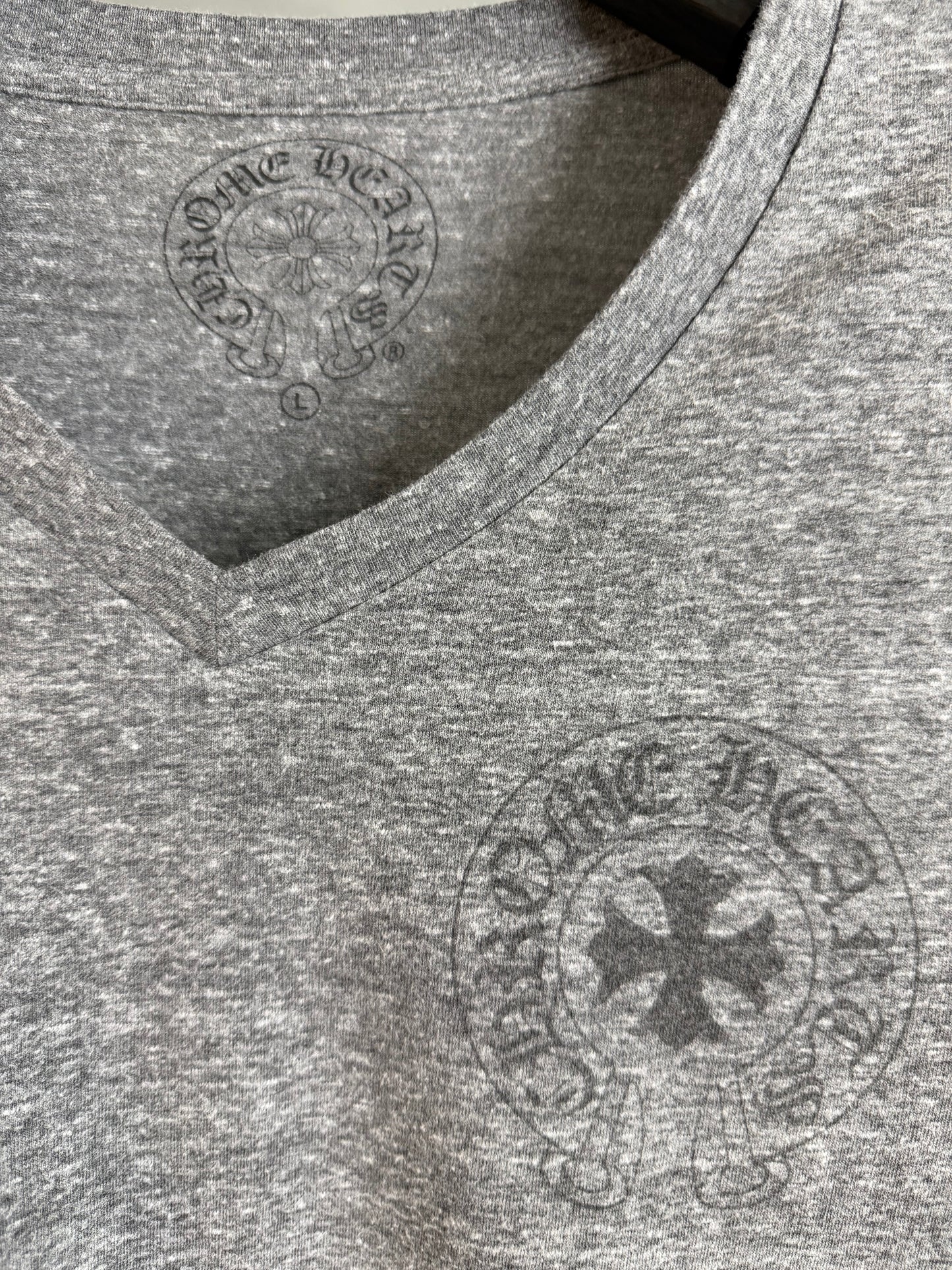 Chrome Hearts Horseshoe V-neck T-Shirt