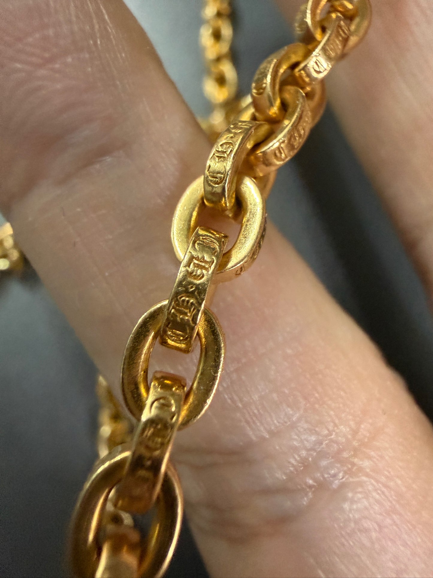 Chrome Hearts 22K Paperchain necklace