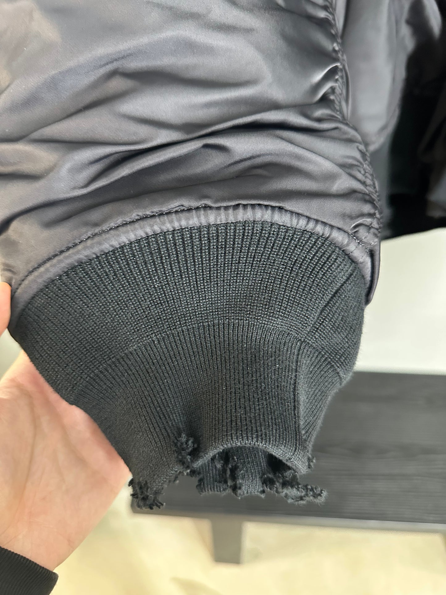 Balenciaga Incognito Hooded Bomber Jacket