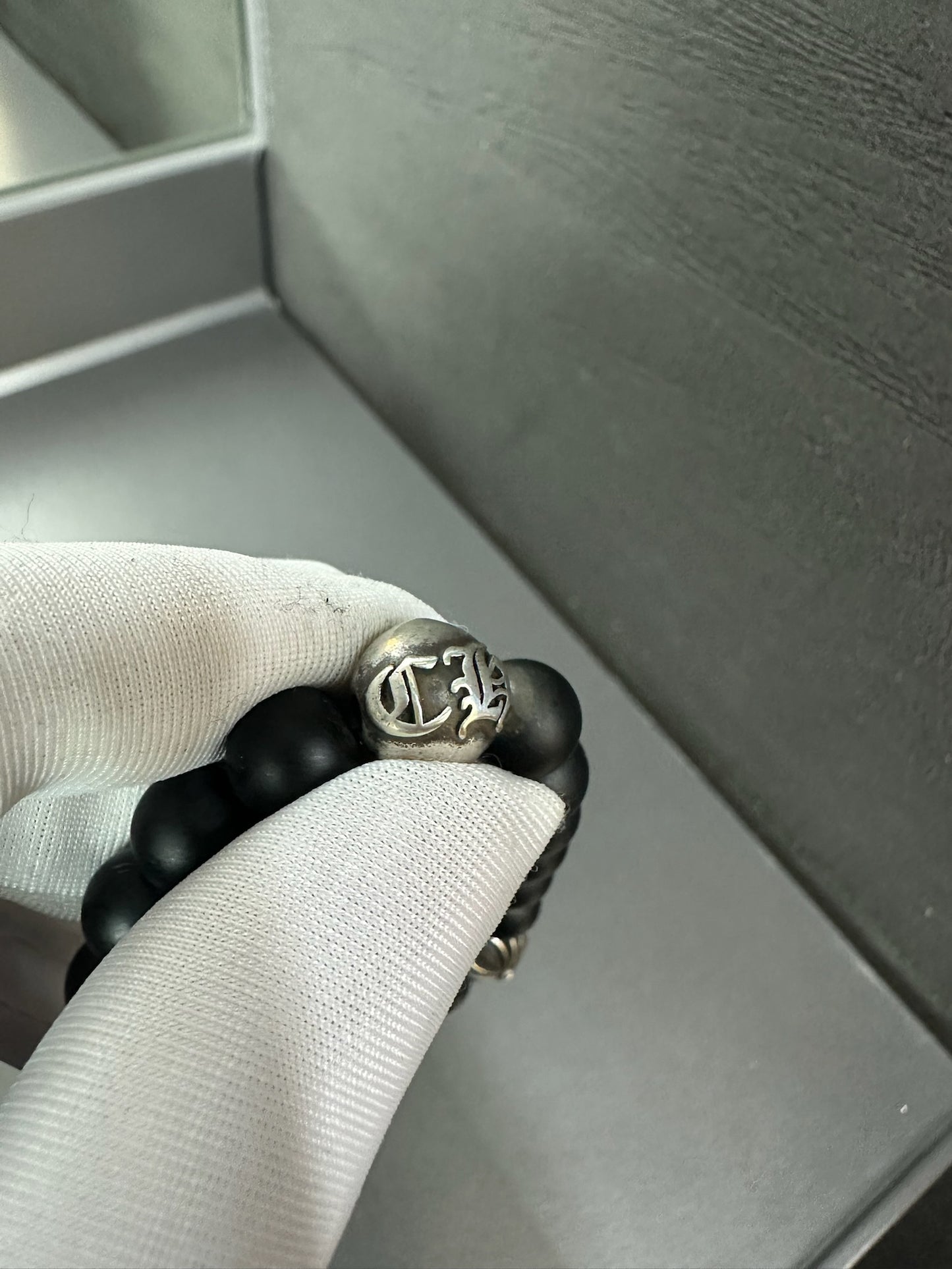 Chrome Hearts Cross Bead Bracelet 8mm