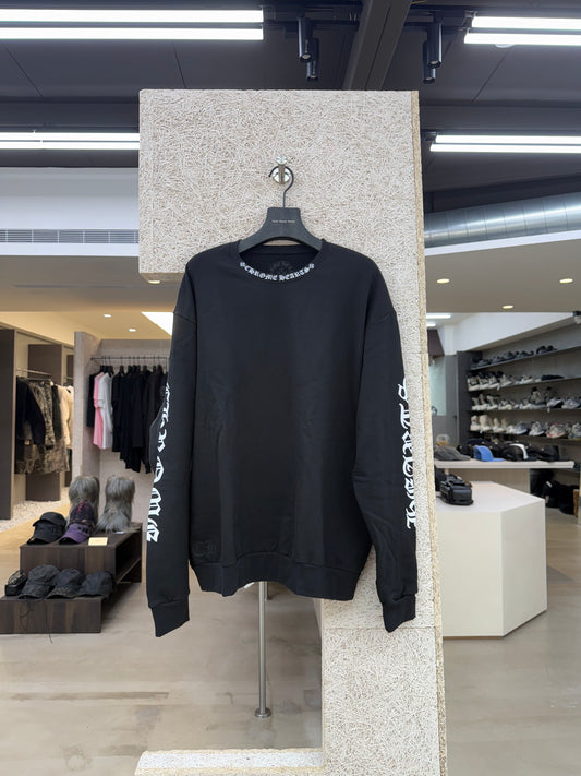 Chrome Hearts neck logo sweat shirt